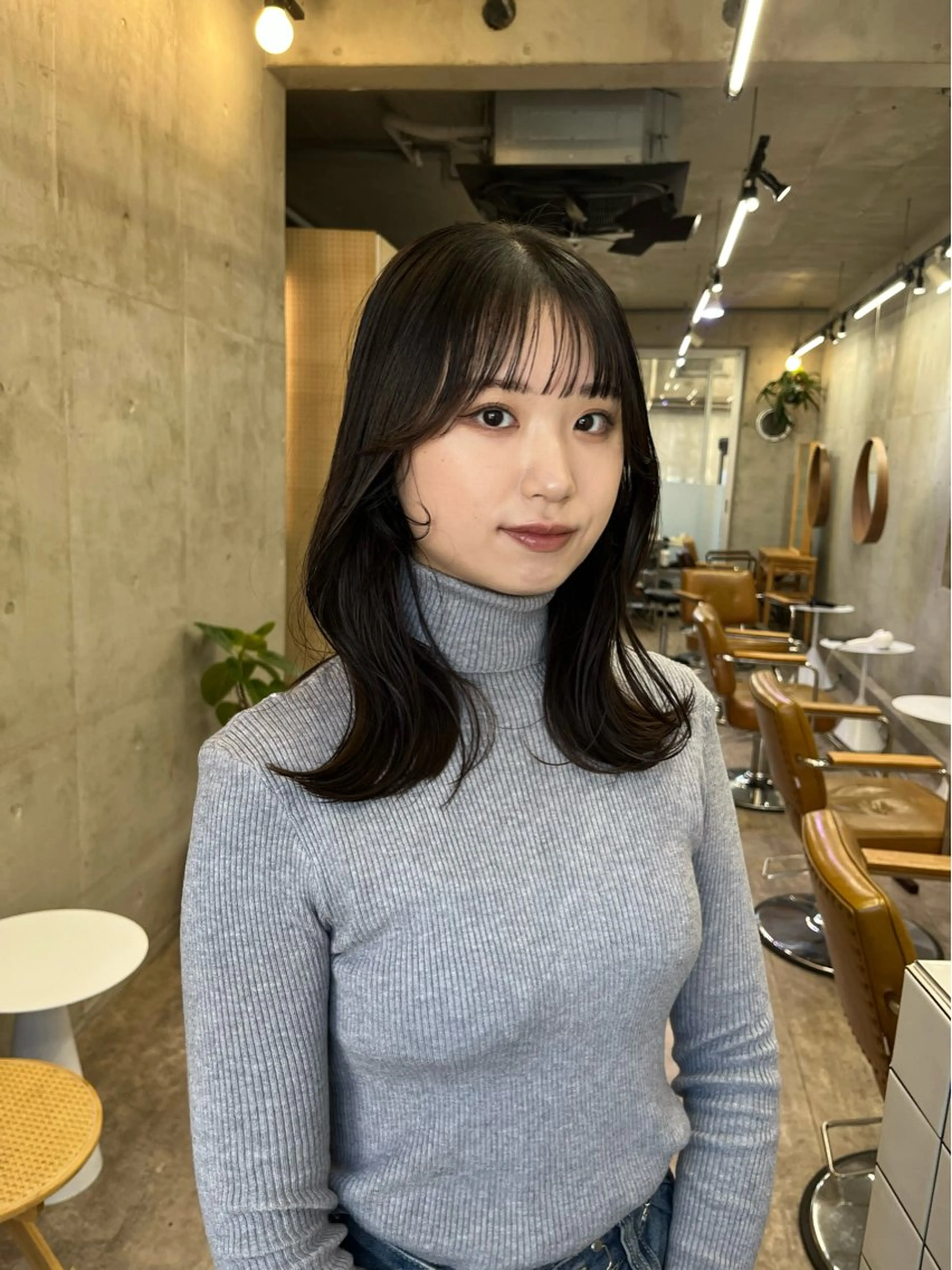 セミロング カラー ベージュカラー ブリーチ ケアブリーチ 透明感カラー ダブルカラー カット SALT WATER所属・🤎𝐌𝐚𝐨⌇ お悩み解決美容師🤎のヘアスタイル