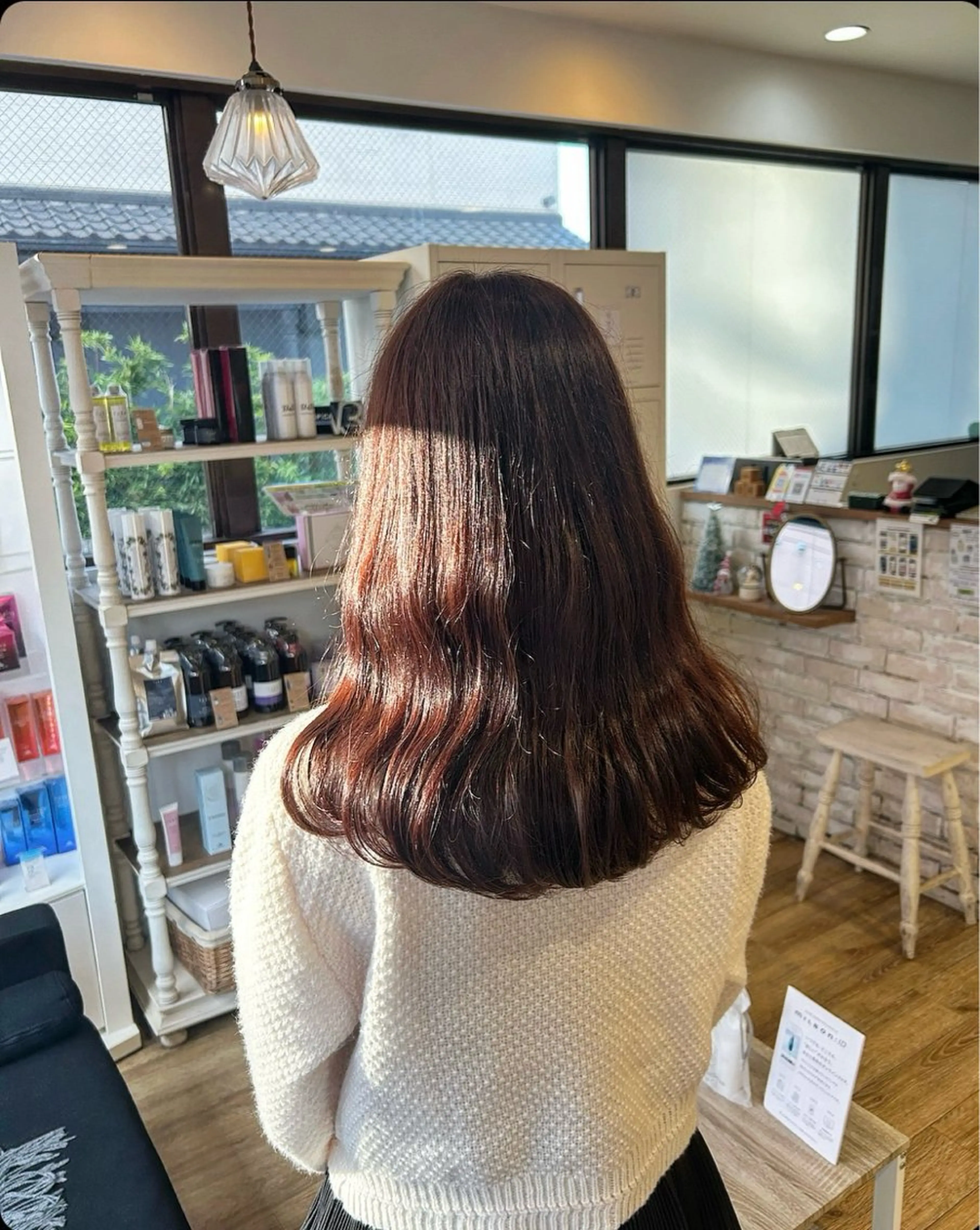 ロング カラー ブリーチ ブリーチなしカラー ピンクカラー 🫧顔周りカット 🫧樫村優香のヘアスタイル