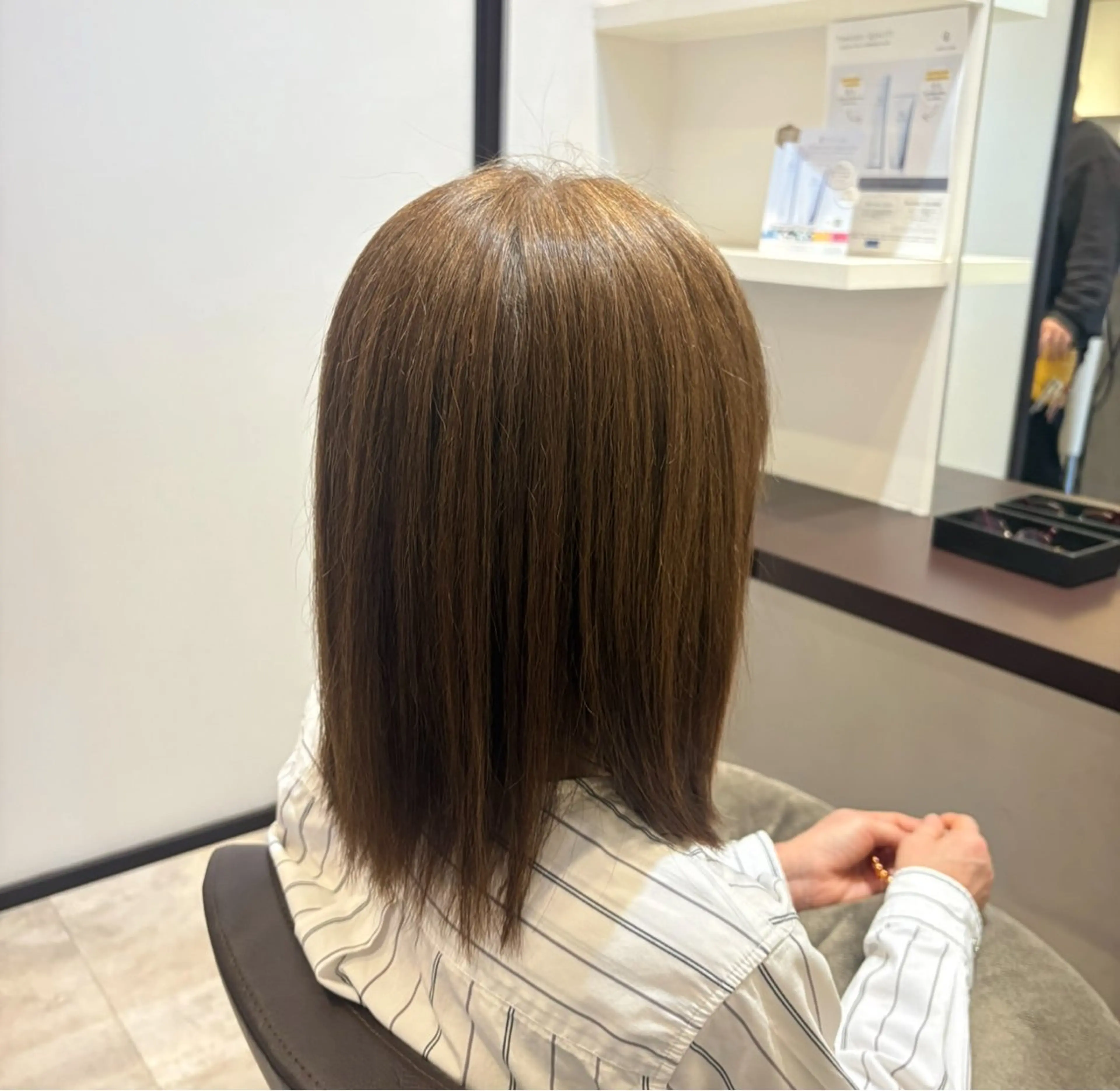 ミディアム カット 山下ちひろ ／髪質改善カラーのヘアスタイル