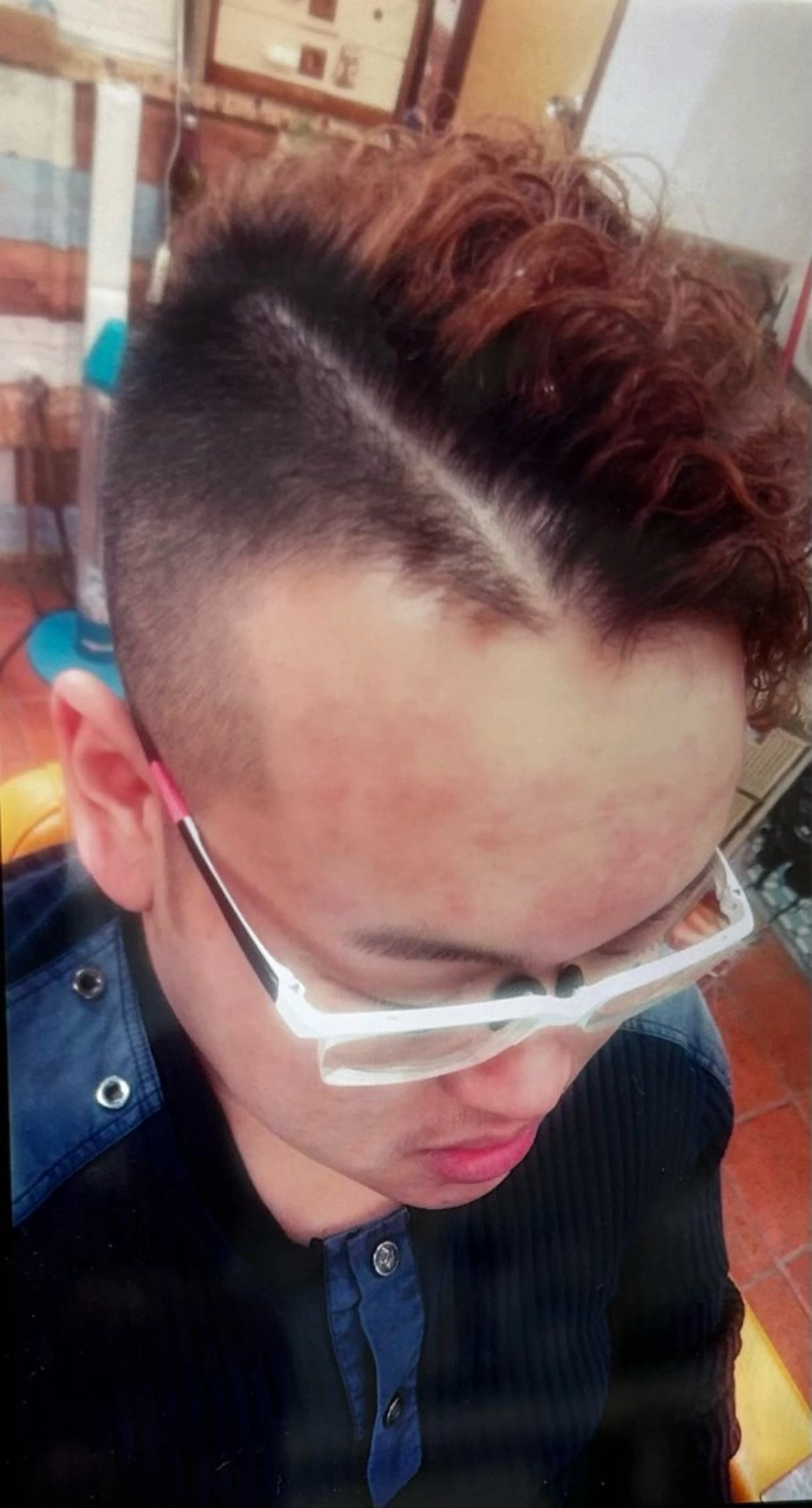 ショート パーマ やました 理容所のヘアスタイル