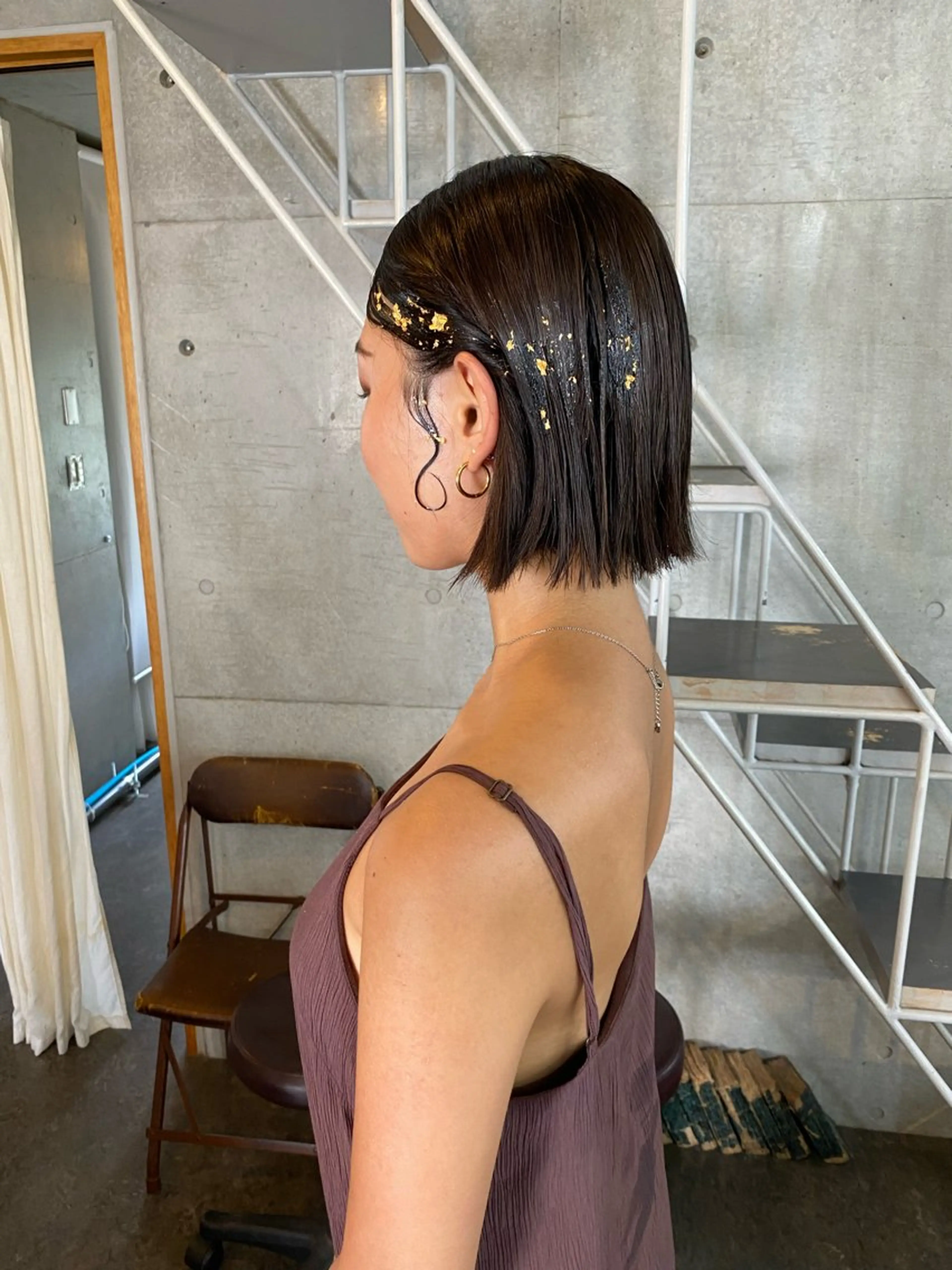 ショート ヘアアレンジ ヘアセット モリモト サナのヘアスタイル