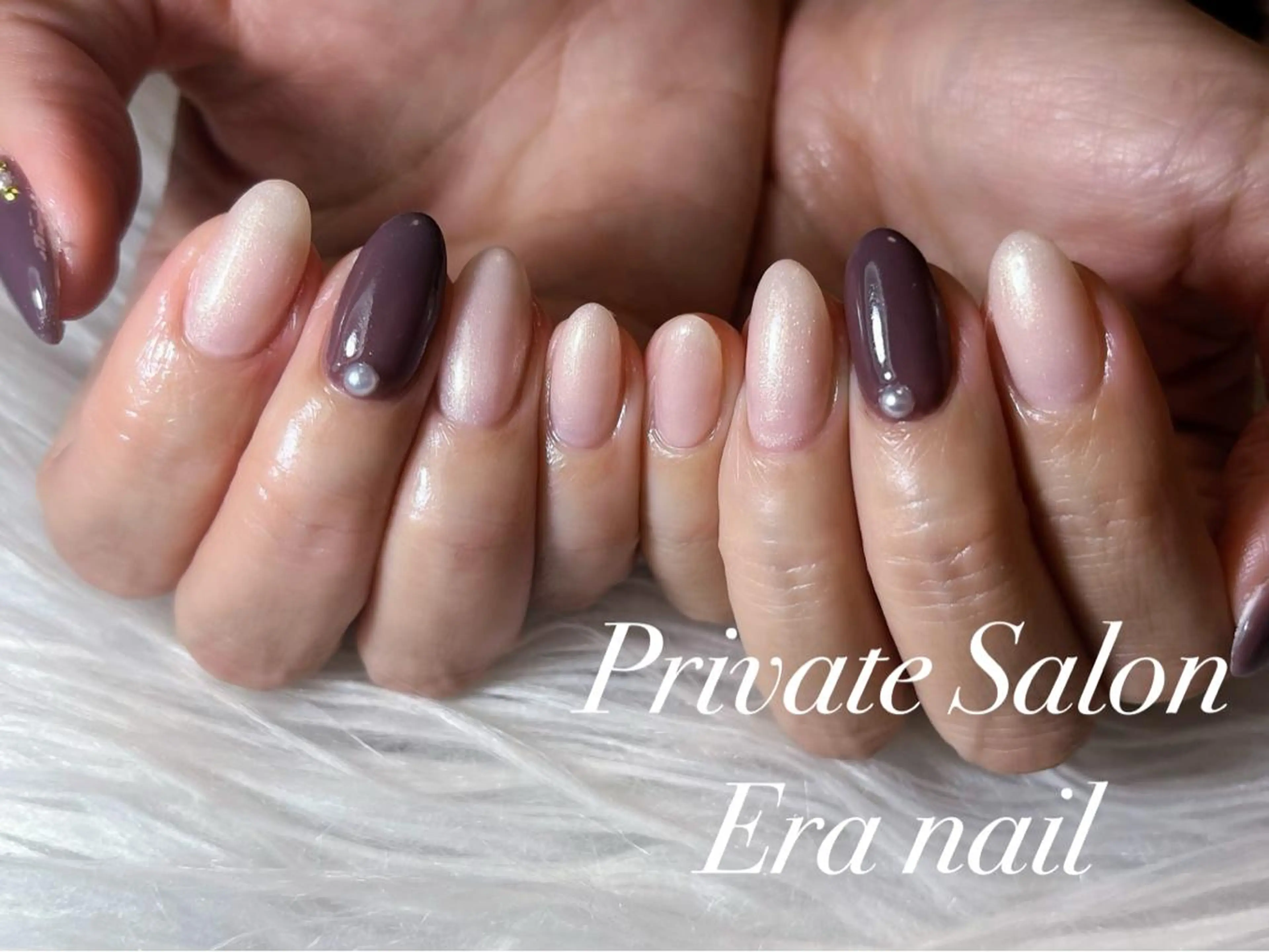 ネイル ワンカラーネイル ハンドネイル Era nailのネイルデザイン