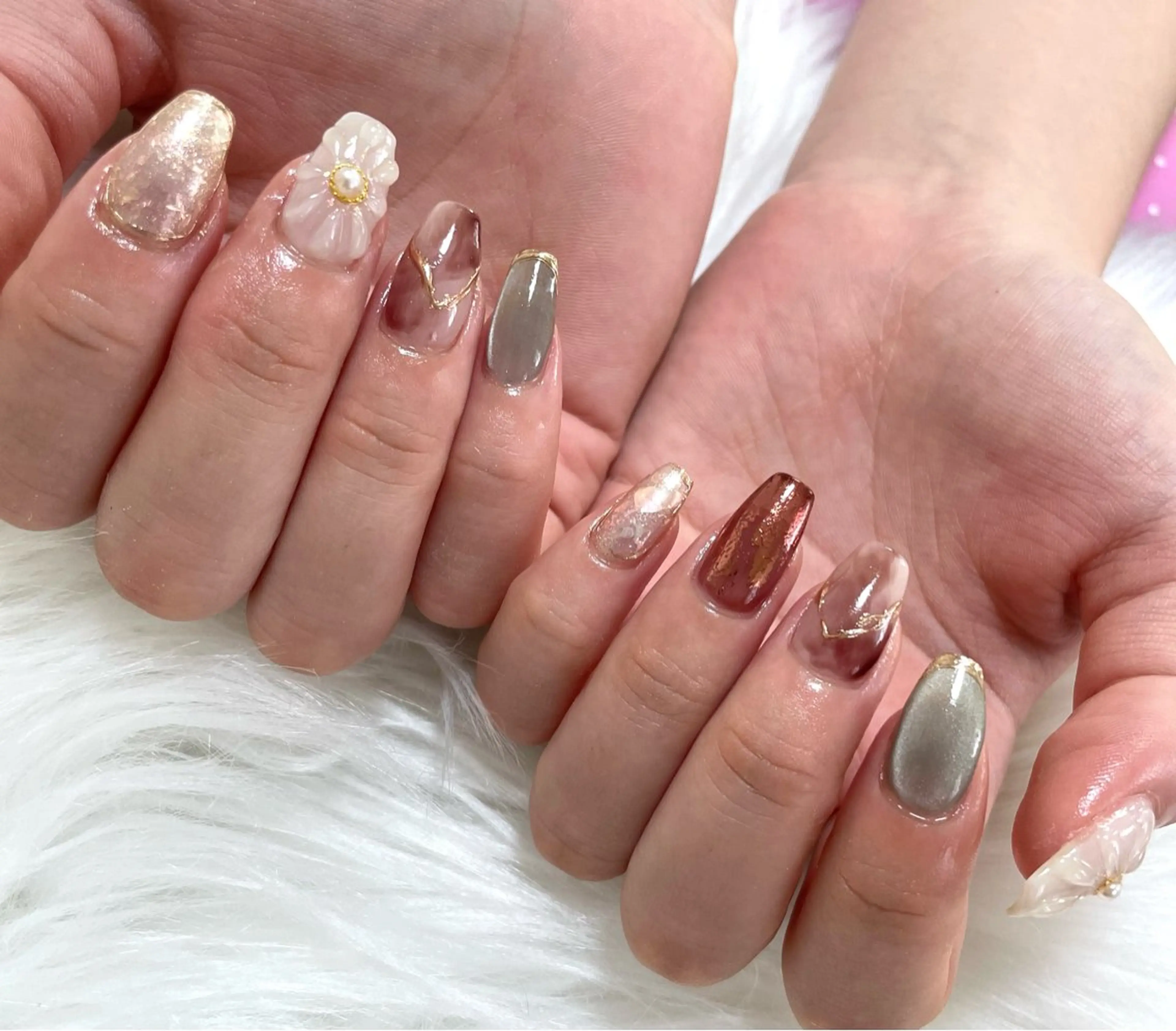 ネイル ハンドネイル nail salon HIRUKANAのネイルデザイン