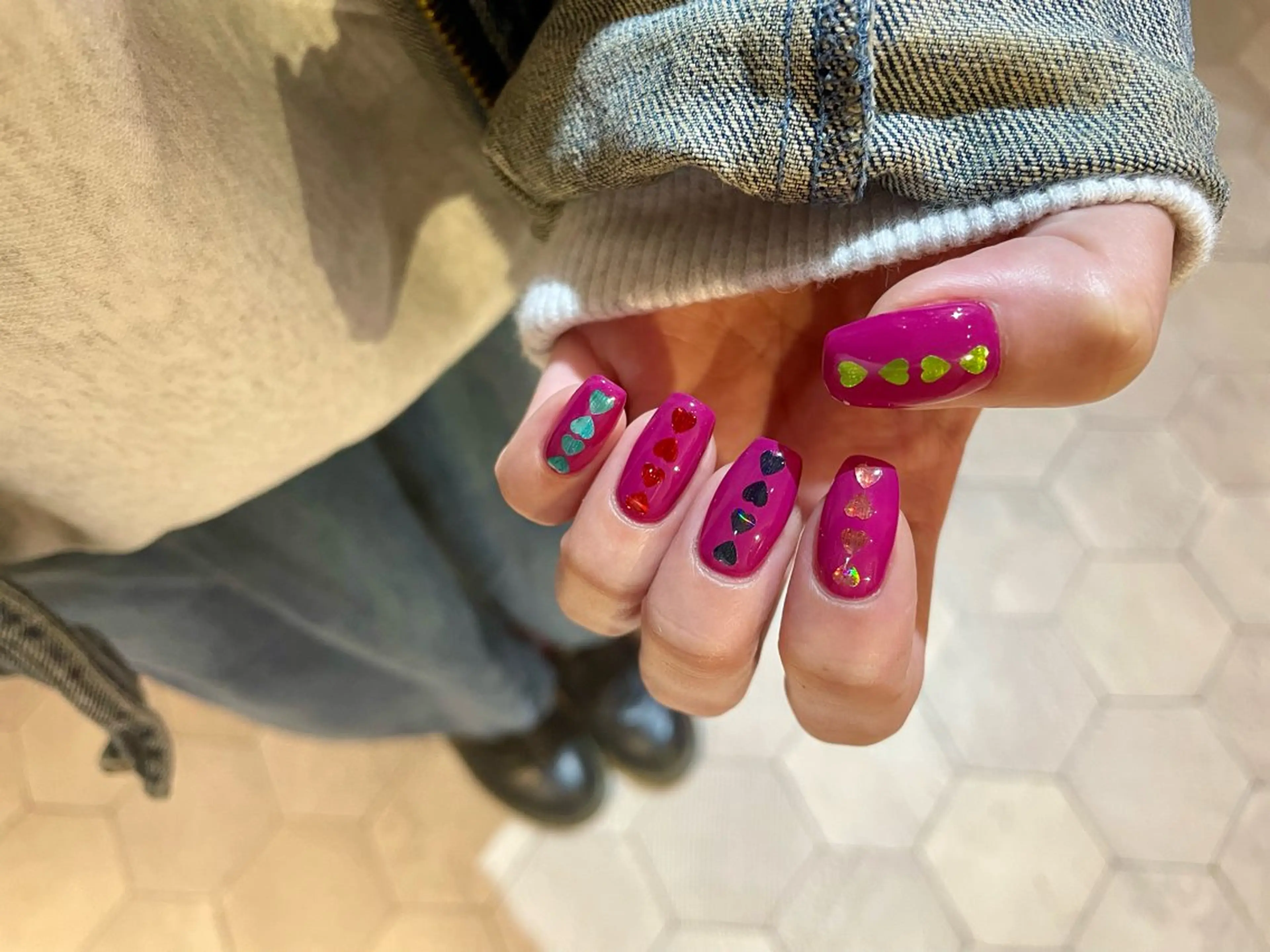 ネイル ハンドネイル 金村 遥奈のネイルデザイン