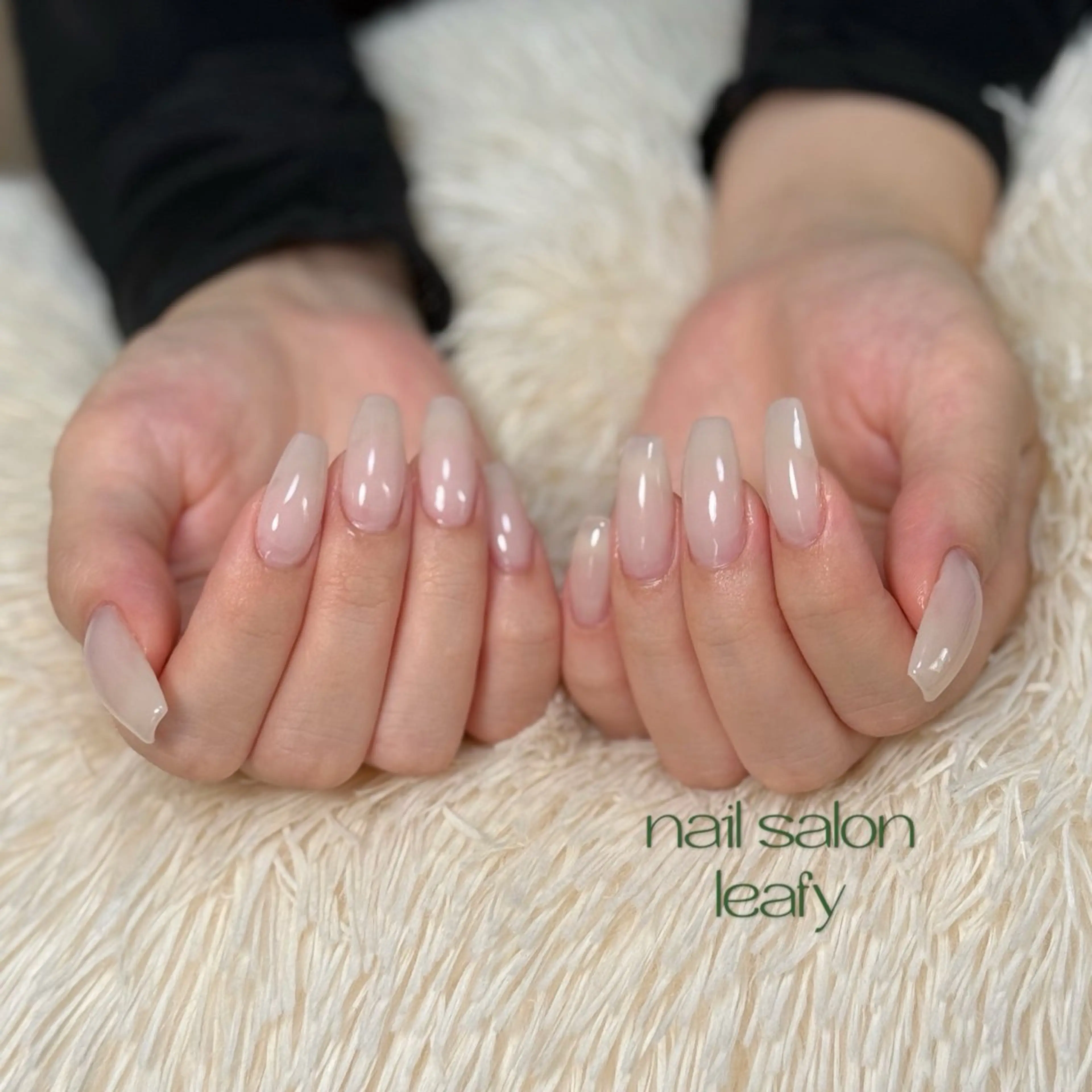 ネイル ワンカラーネイル ネイルサロン leafyのネイルデザイン