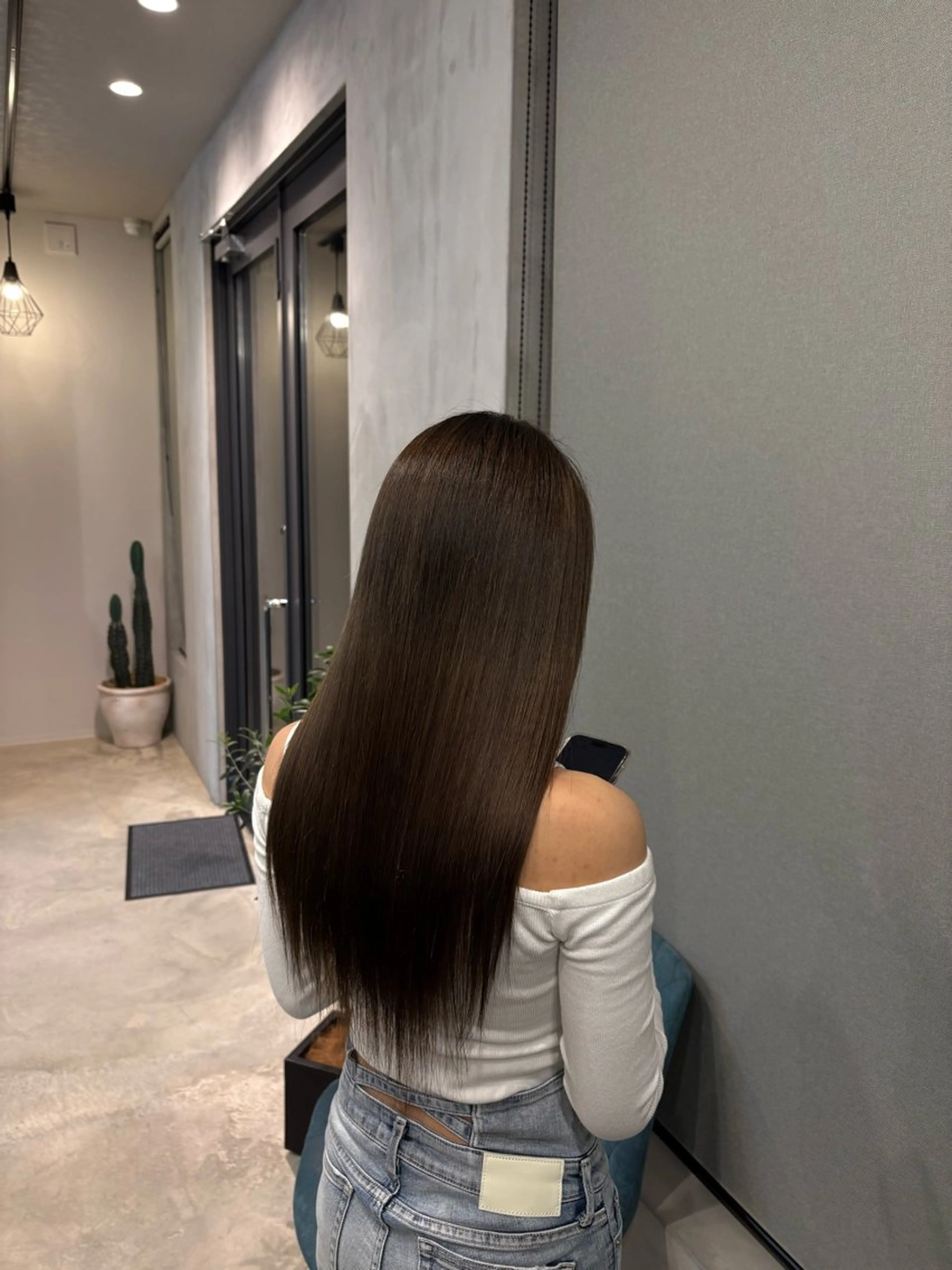 カラー ベージュカラー ブリーチ 透明感カラー 宮島 華湖のヘアスタイル