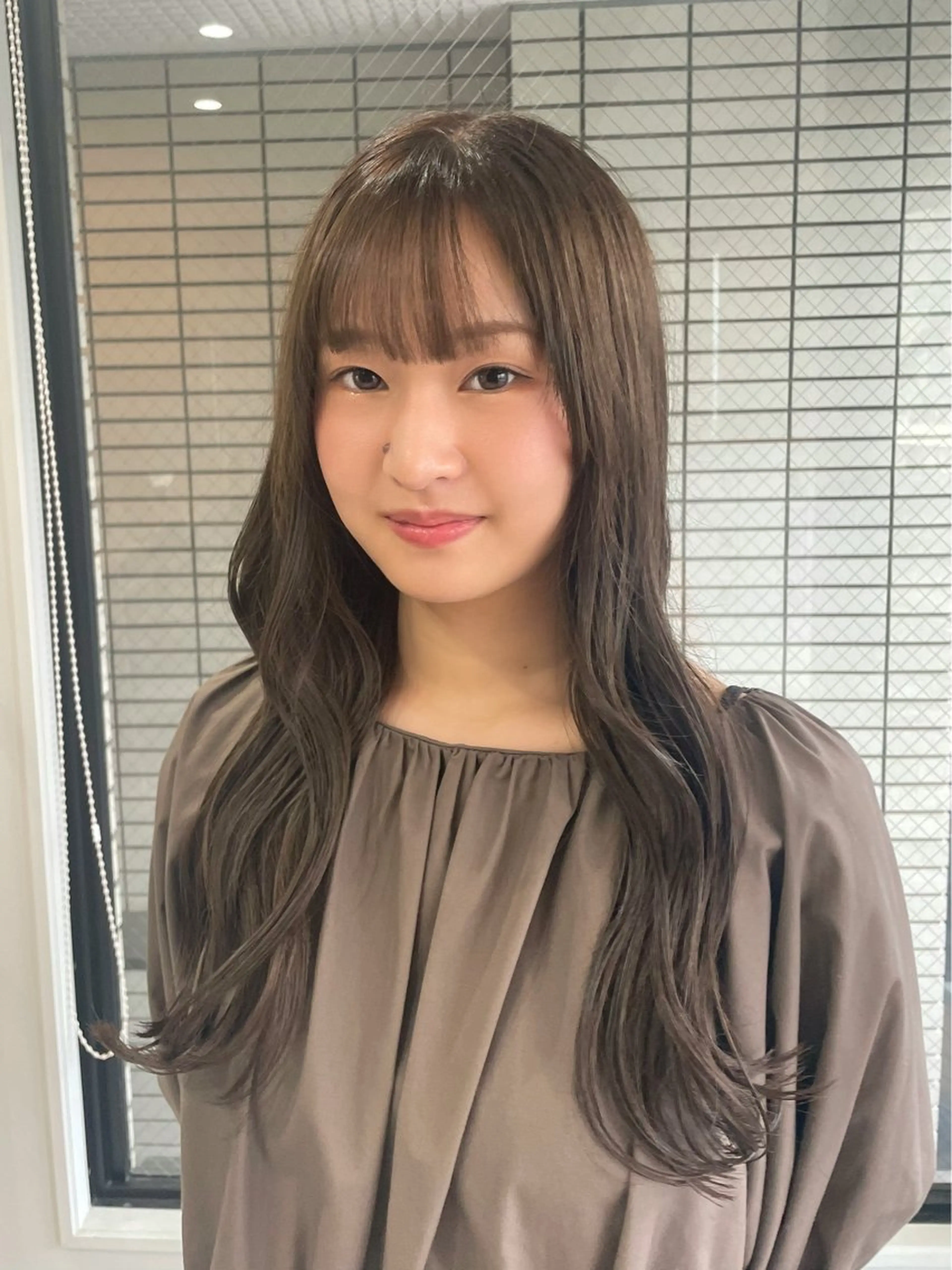 セミロング カット ヘアカラー トリートメント 山浦司颯‪/ カラー/レイヤーのヘアスタイル