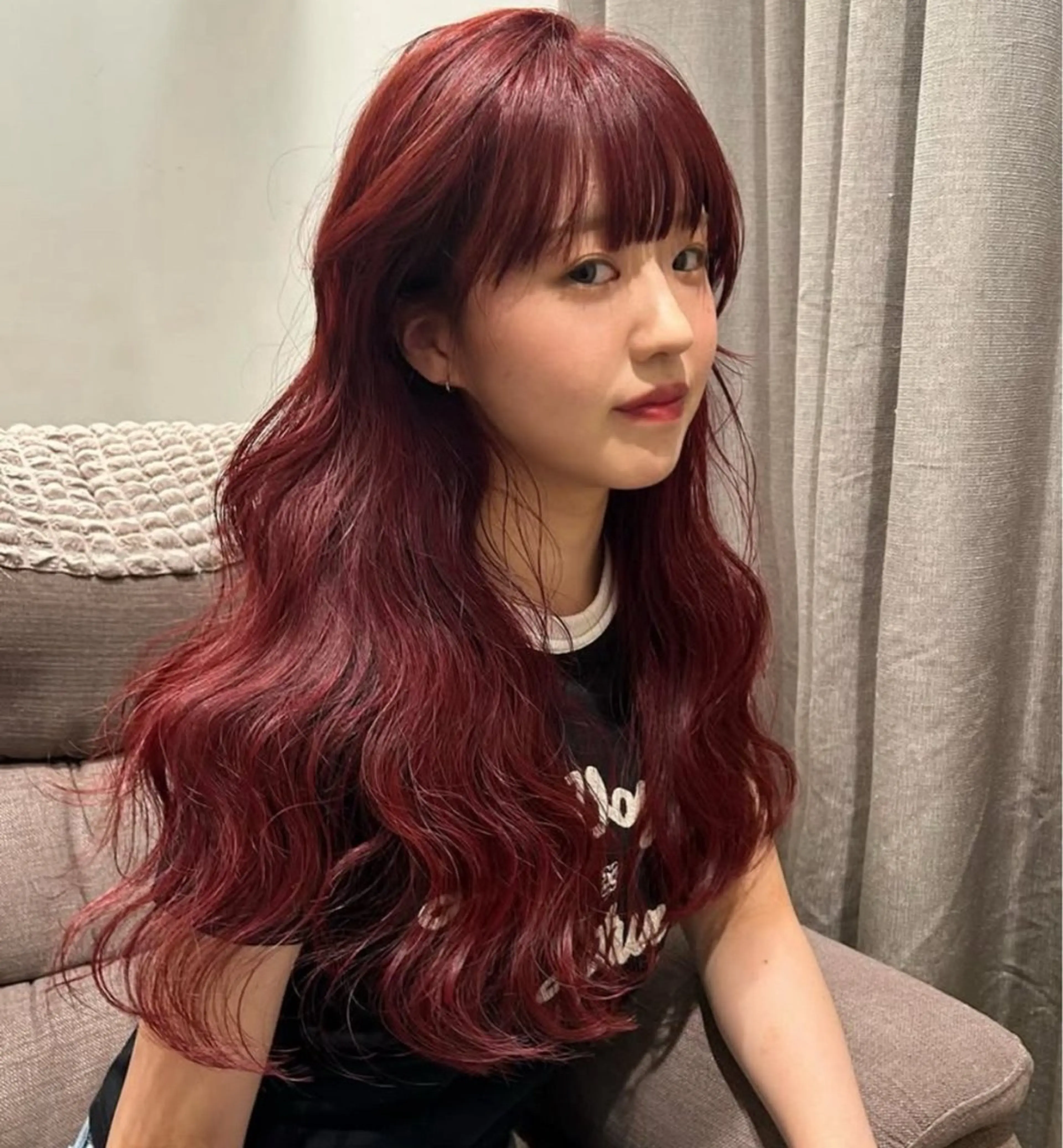 セミロング カラー ヘアカラー ハイトーン/デザイン 🪐·˚⌖MIHOのヘアスタイル