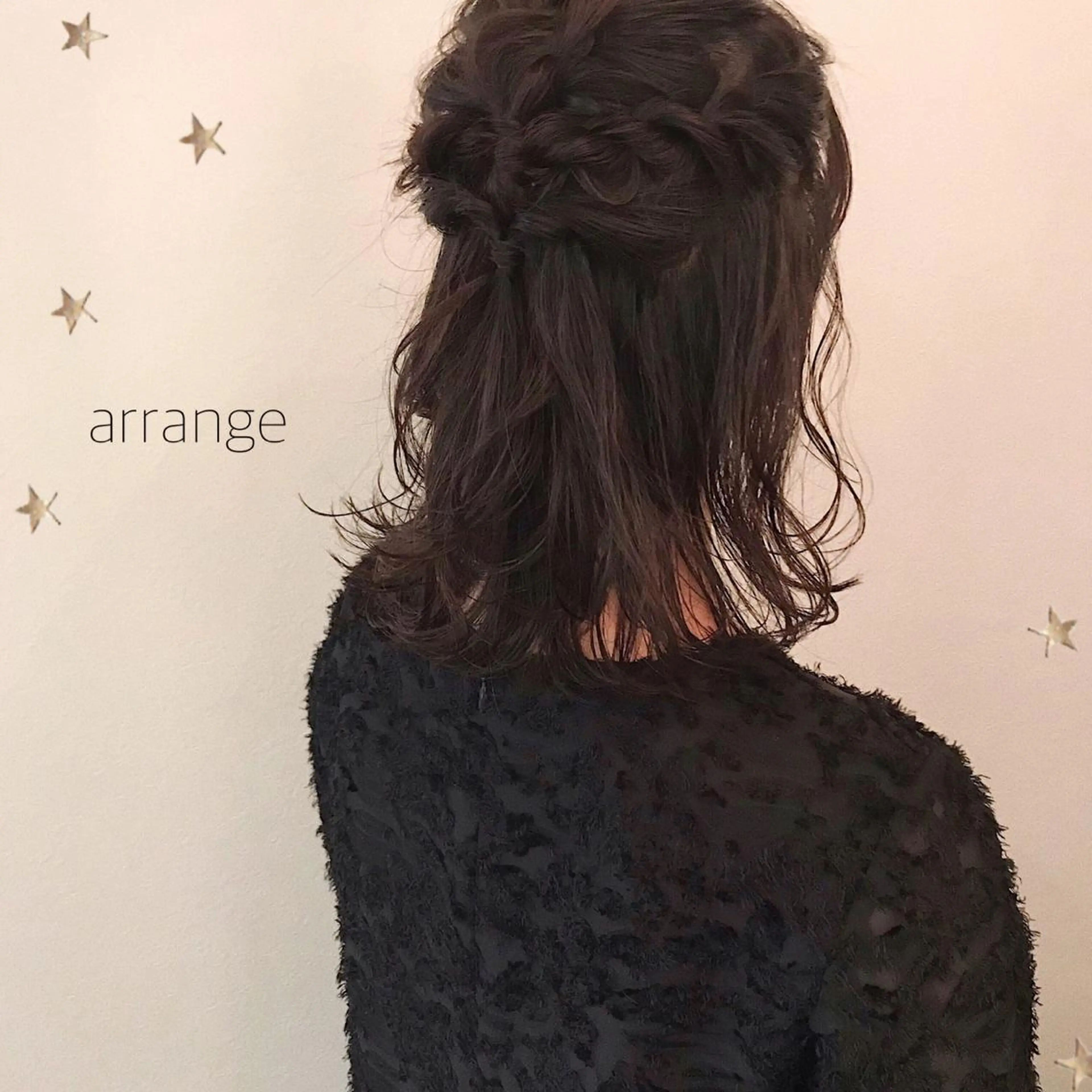 ミディアム ヘアアレンジ 市川 千夏のヘアスタイル