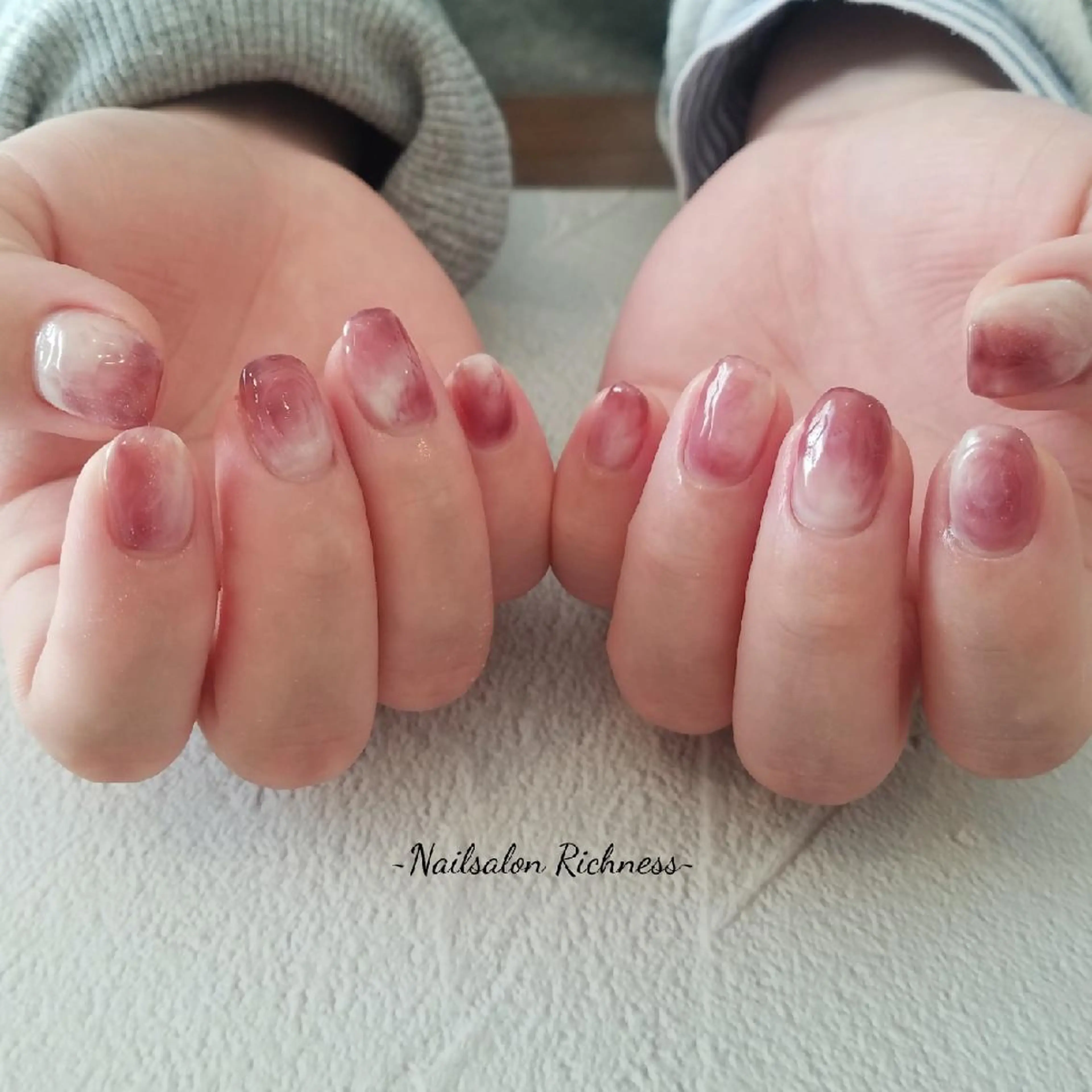 ネイル ニュアンスネイル I. Yukariのネイルデザイン