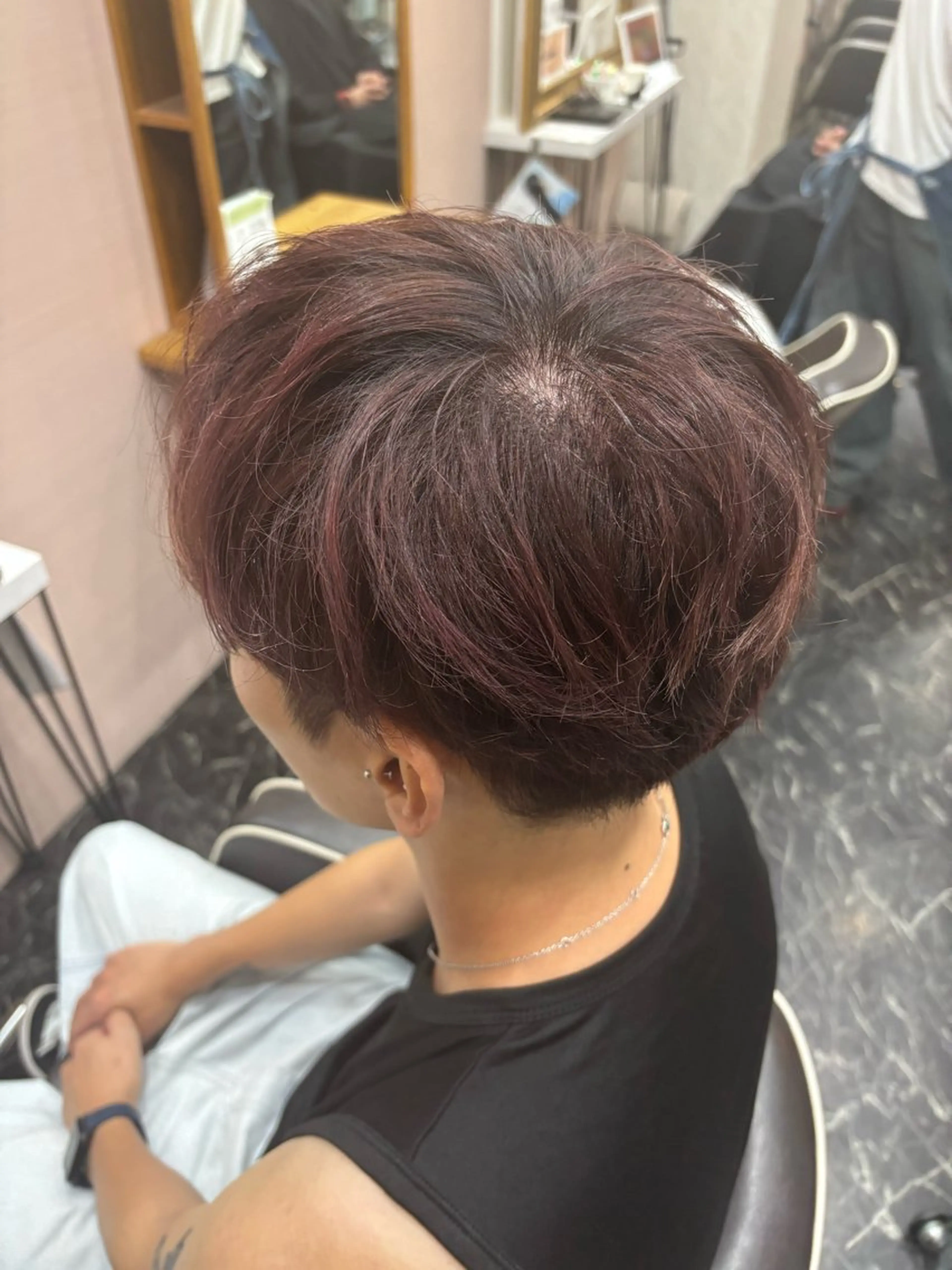 カラー Agu hair 浅原 心のヘアスタイル