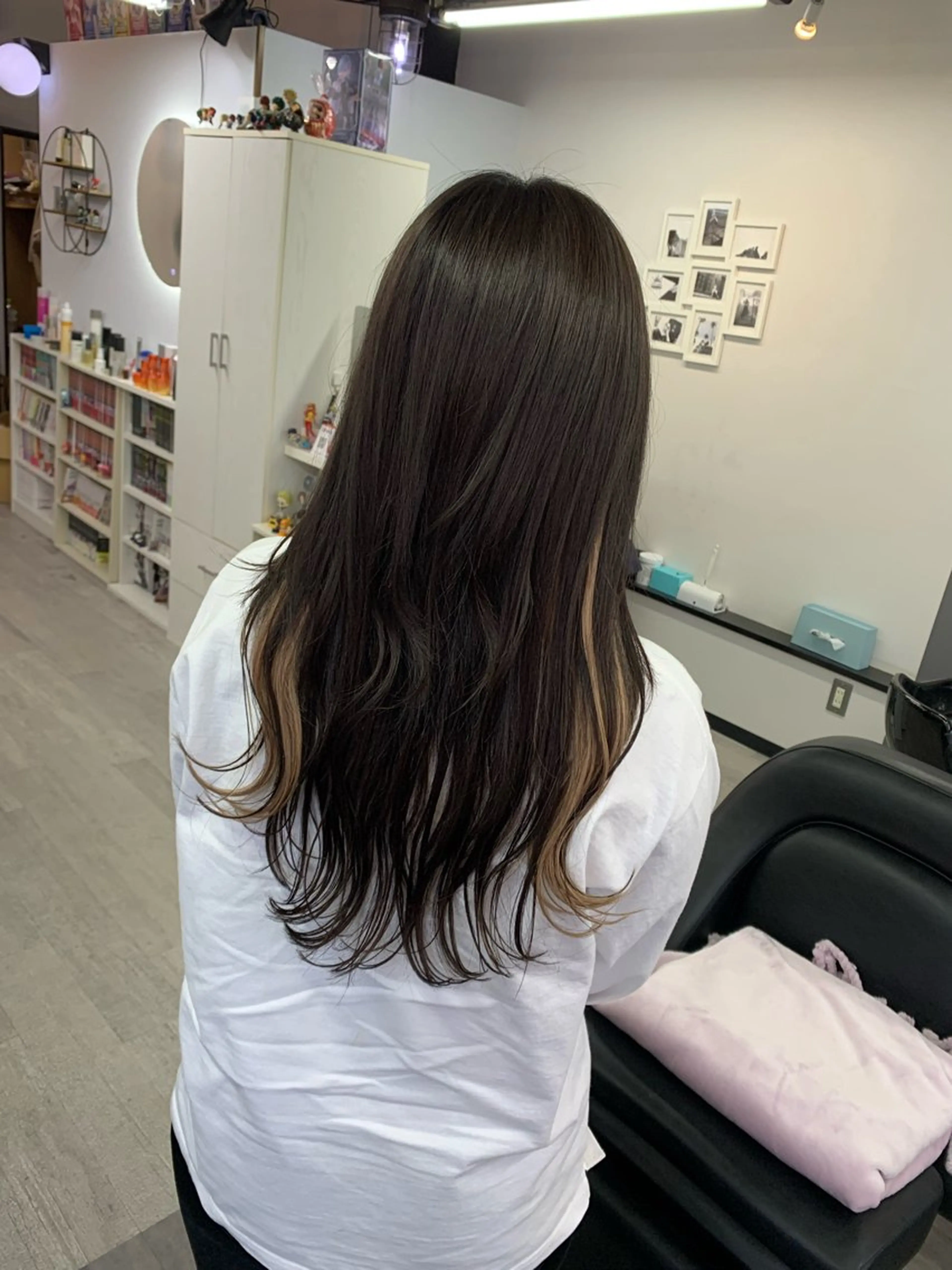 ロング プルエクステ エクステ カット エクステ 坂井 水菜美のヘアスタイル