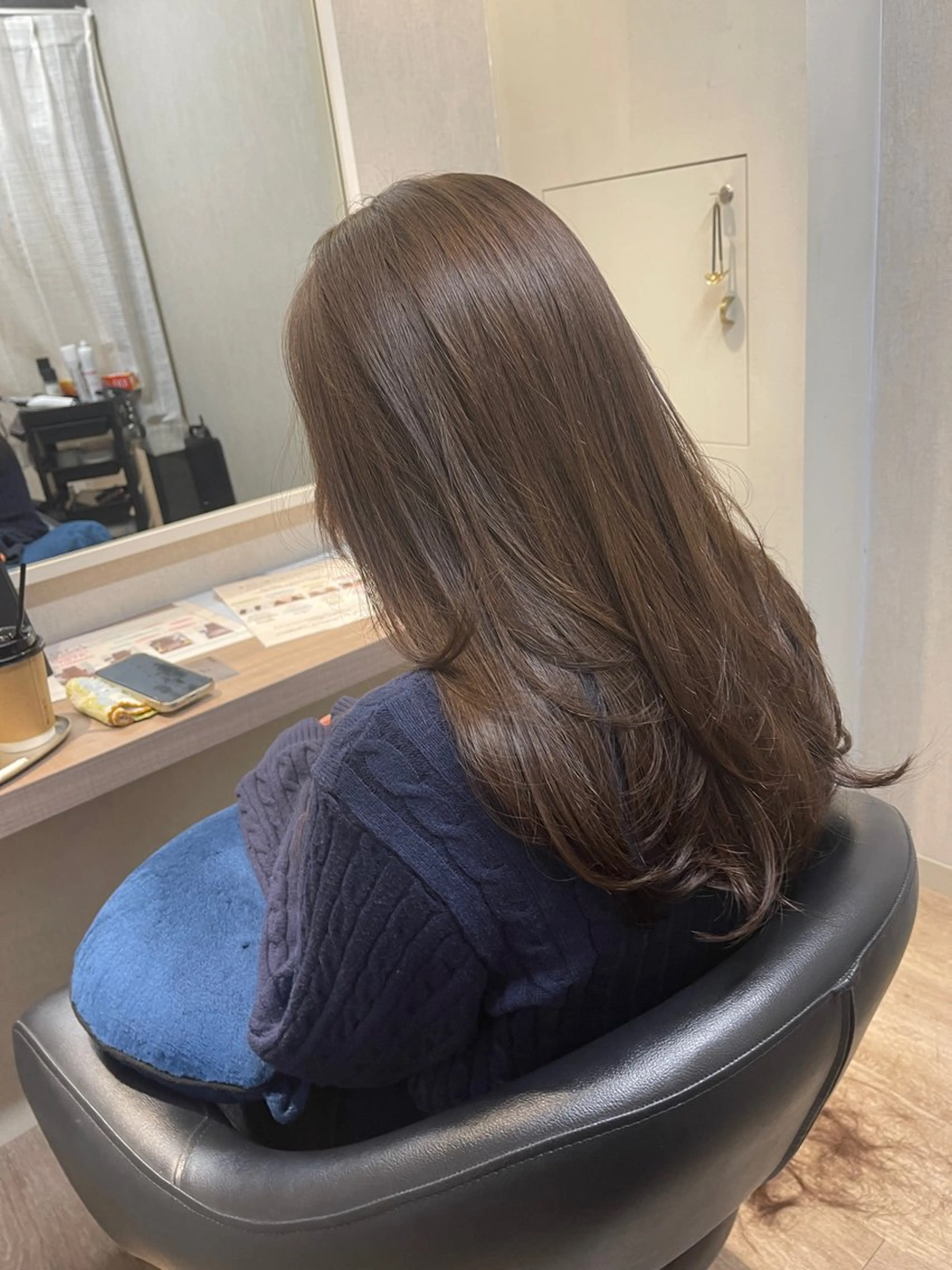 ロング カラー カット ヘアカラー ANDIAMO SAKAE✩楓のヘアスタイル