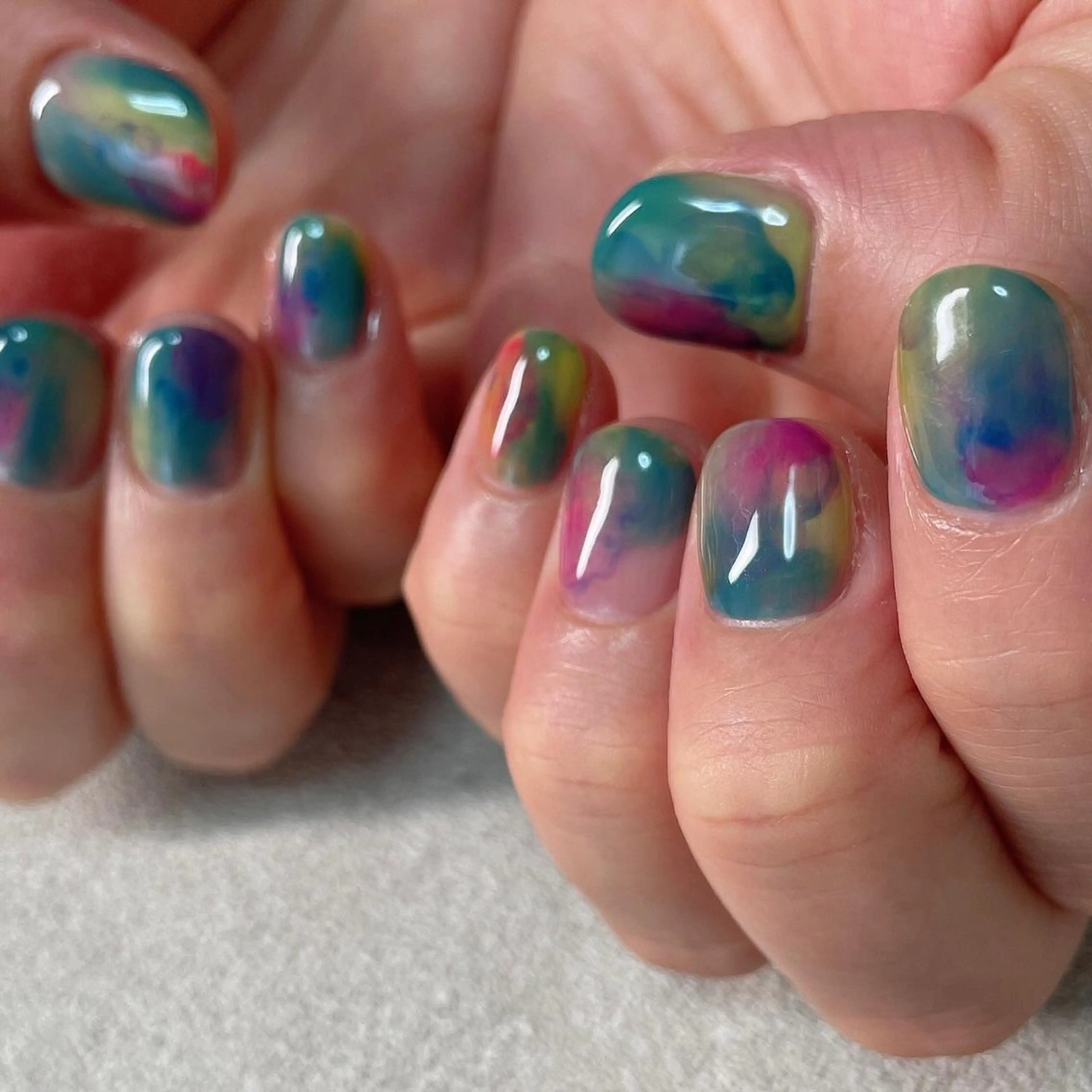 ネイル ニュアンスネイル ハンドネイル lilbondir. chiharuのネイルデザイン