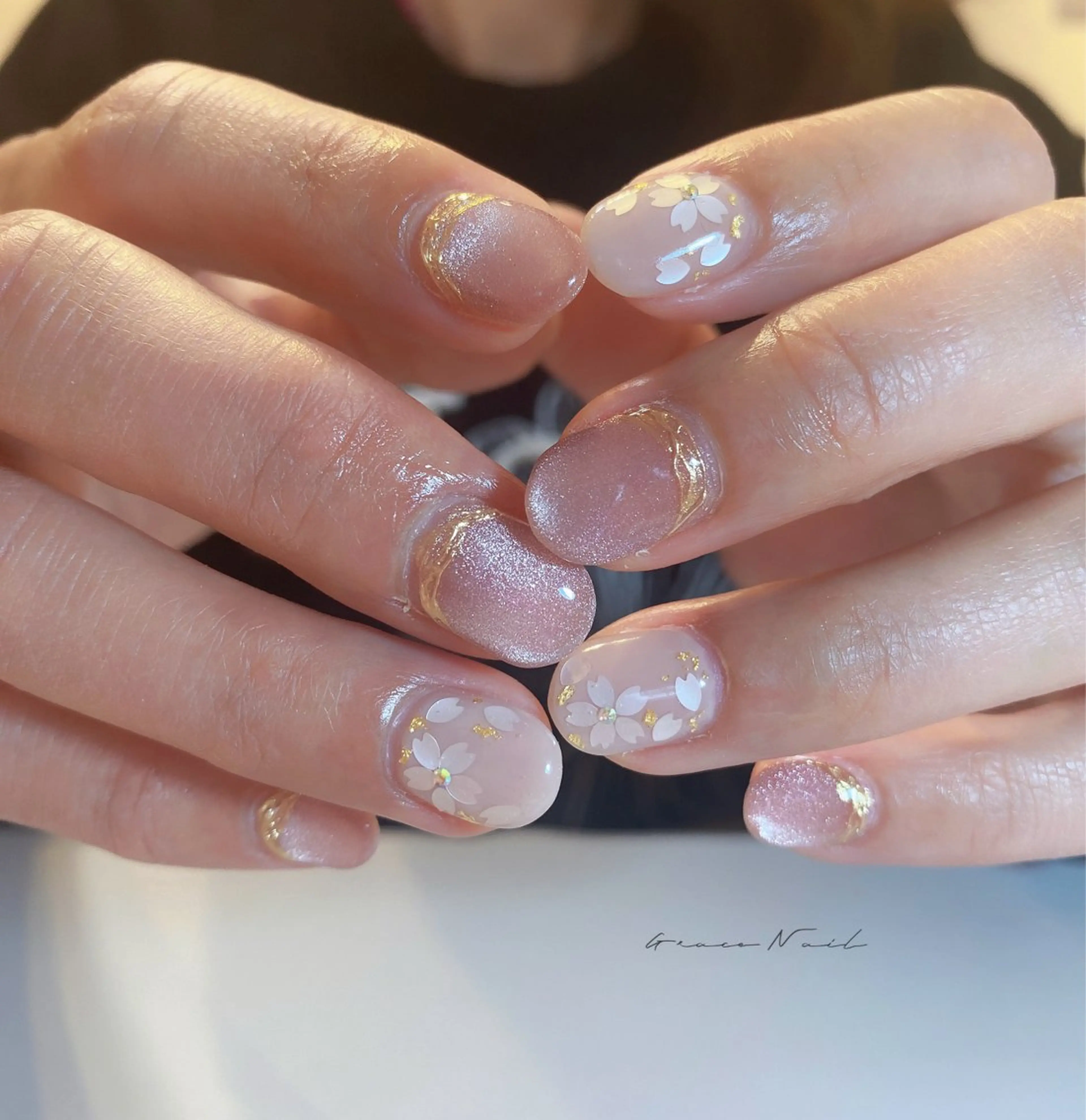 ネイル ハンドネイル ☆*｡Grace Nail｡*☆のネイルデザイン