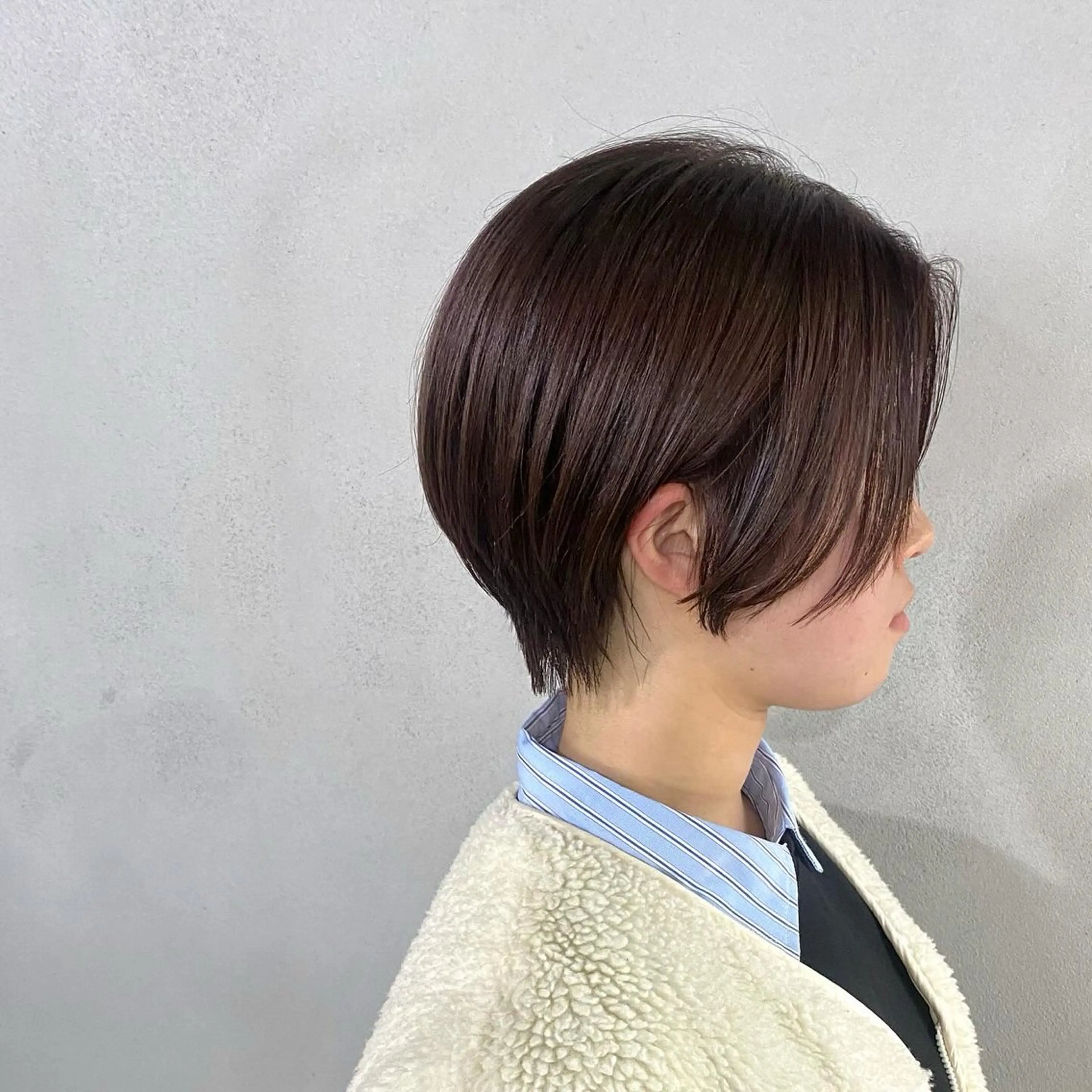 ショート カラー ヘアアレンジ 丸みショート ショートヘア カット ヘアカラー #tag 佐藤璃美のヘアスタイル