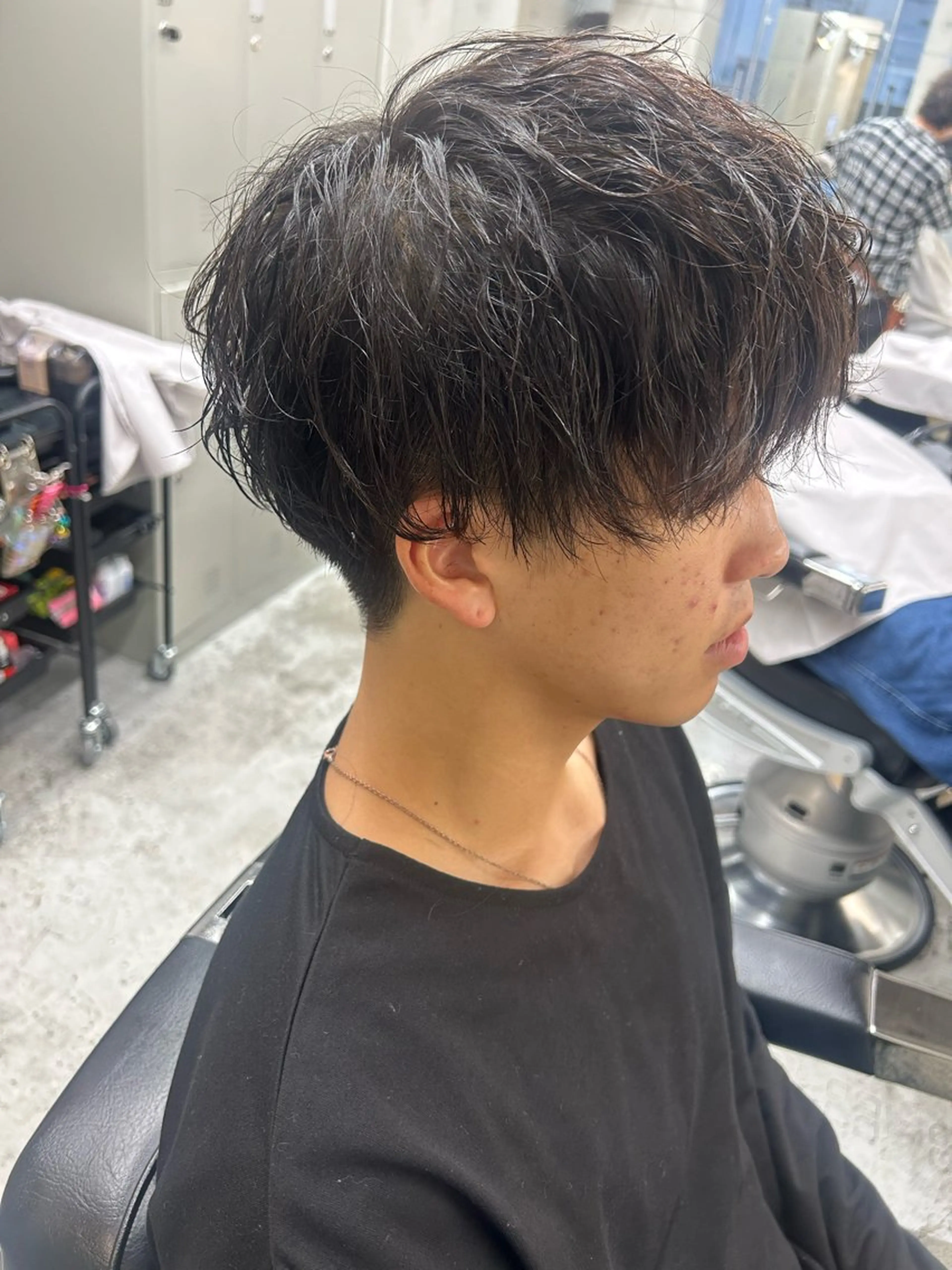 ショート カット パーマ メンズカット/ OHTA MIYUのヘアスタイル