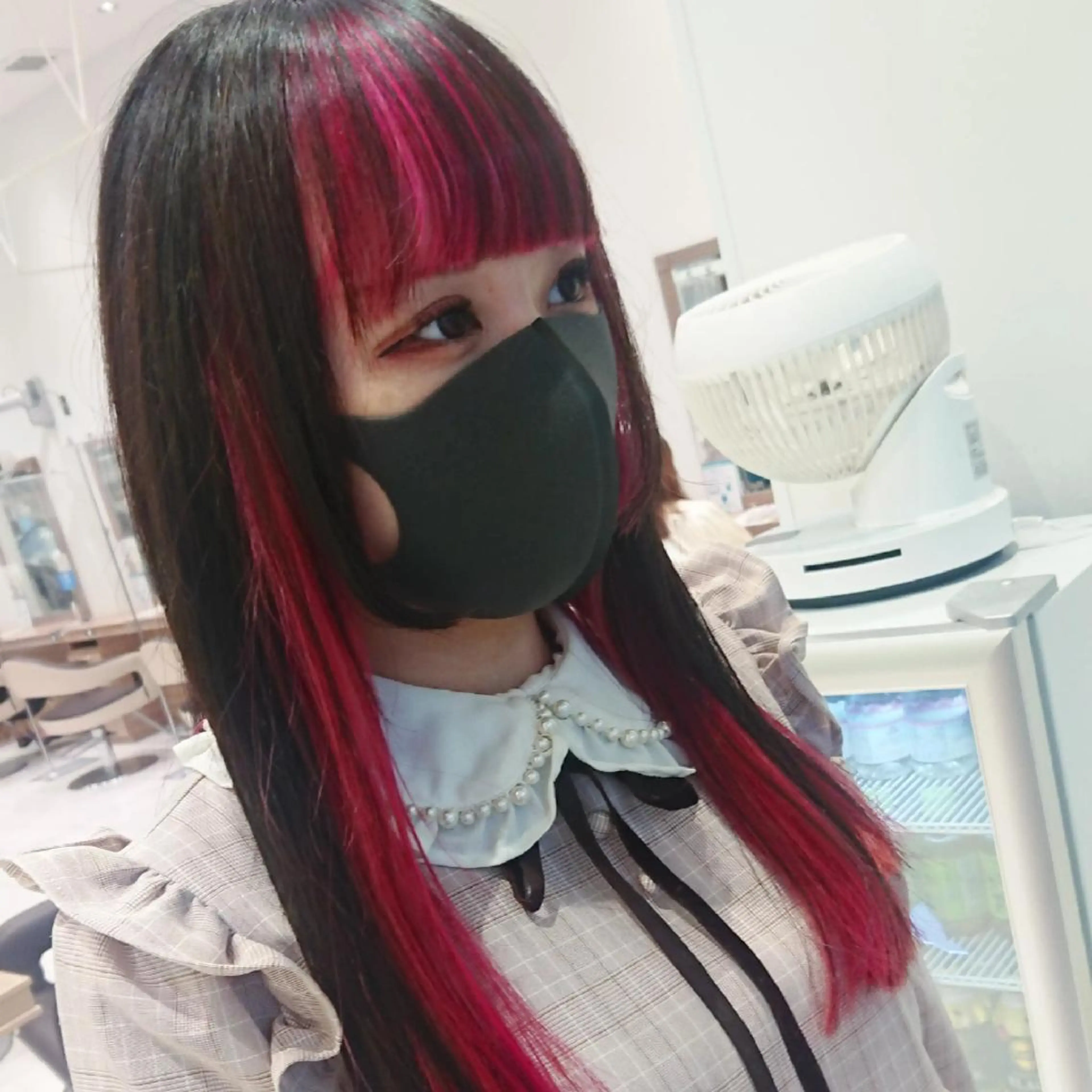 ロング カラー インナーカラー ピンクカラー あらげ 🌈推しカラー🌈ᵕのヘアスタイル