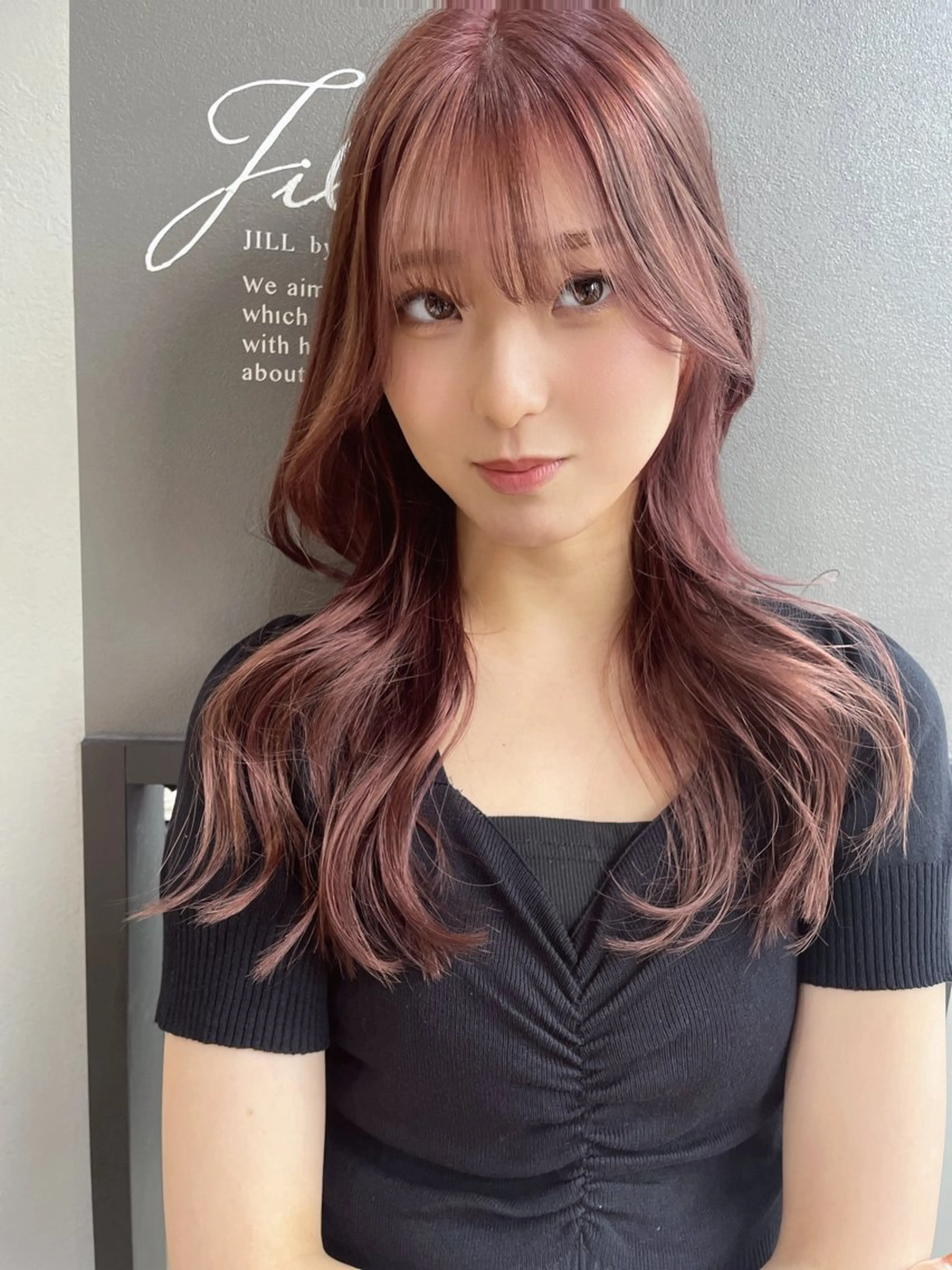 ロング カラー レイヤーカット AIRI layer cut hairのヘアスタイル
