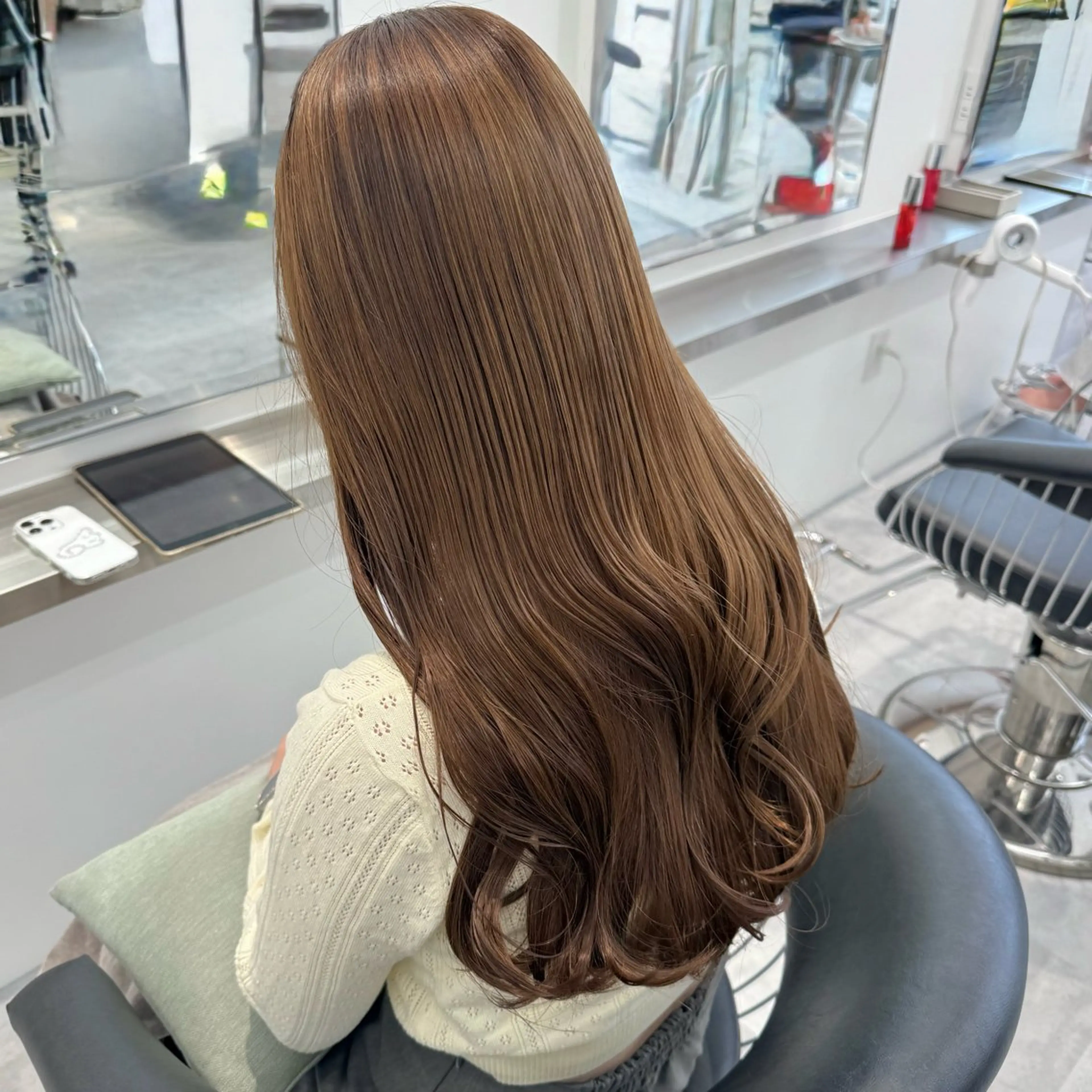 ロング カラー ヘアカラー ParveMix￤ 大賀さつき🍨🤍のヘアスタイル