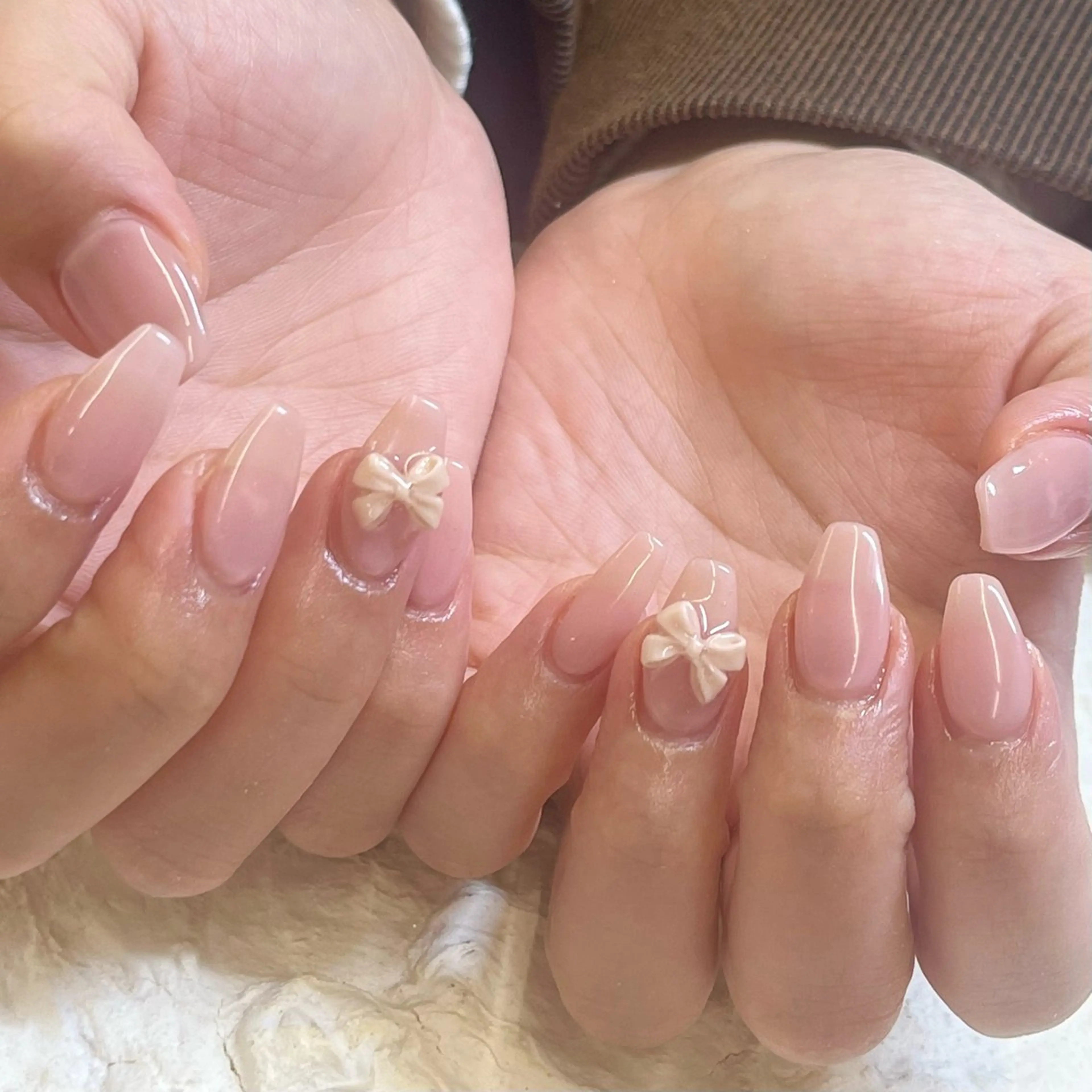 ワンカラーorラメグラデーション🎀【オフなし】の写真