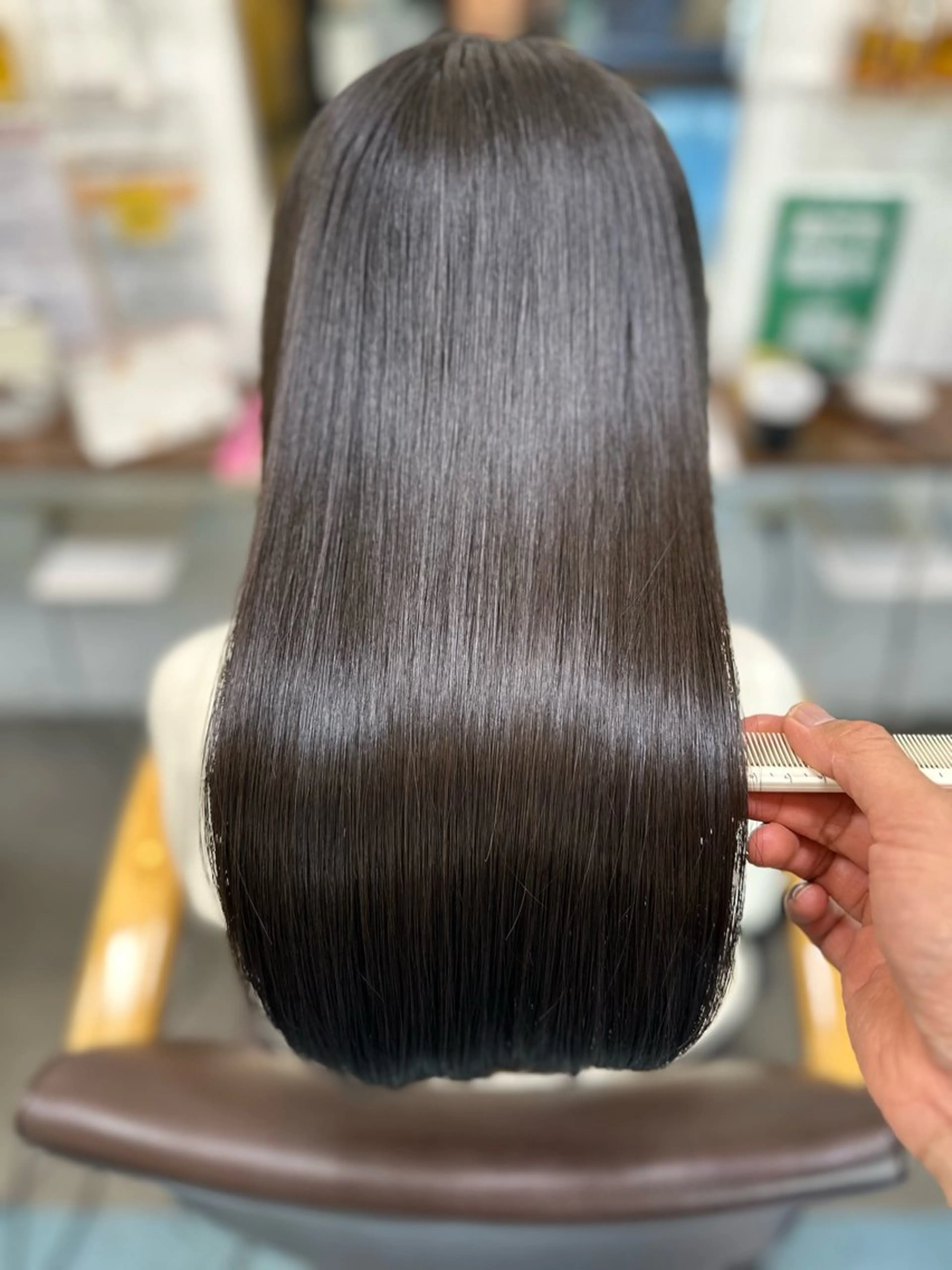 セミロング 髪質改善 カット トリートメント 【髪質改善】に特化 オリーブオイルクラブのヘアスタイル