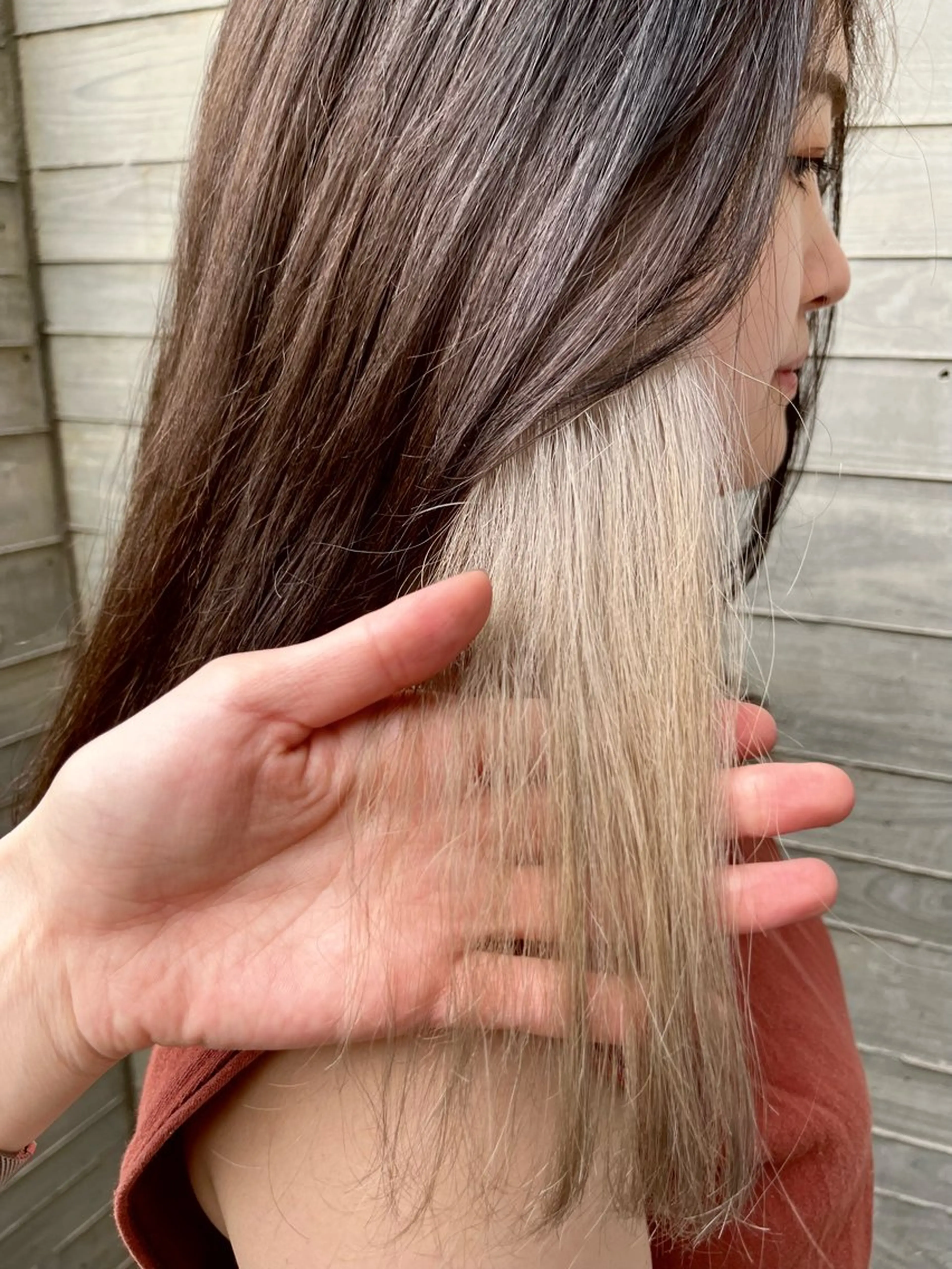 ミディアム カラー アッシュ アッシュブラウン ベージュカラー ブリーチ ブラウンカラー ♡田口 結彩♡のヘアスタイル