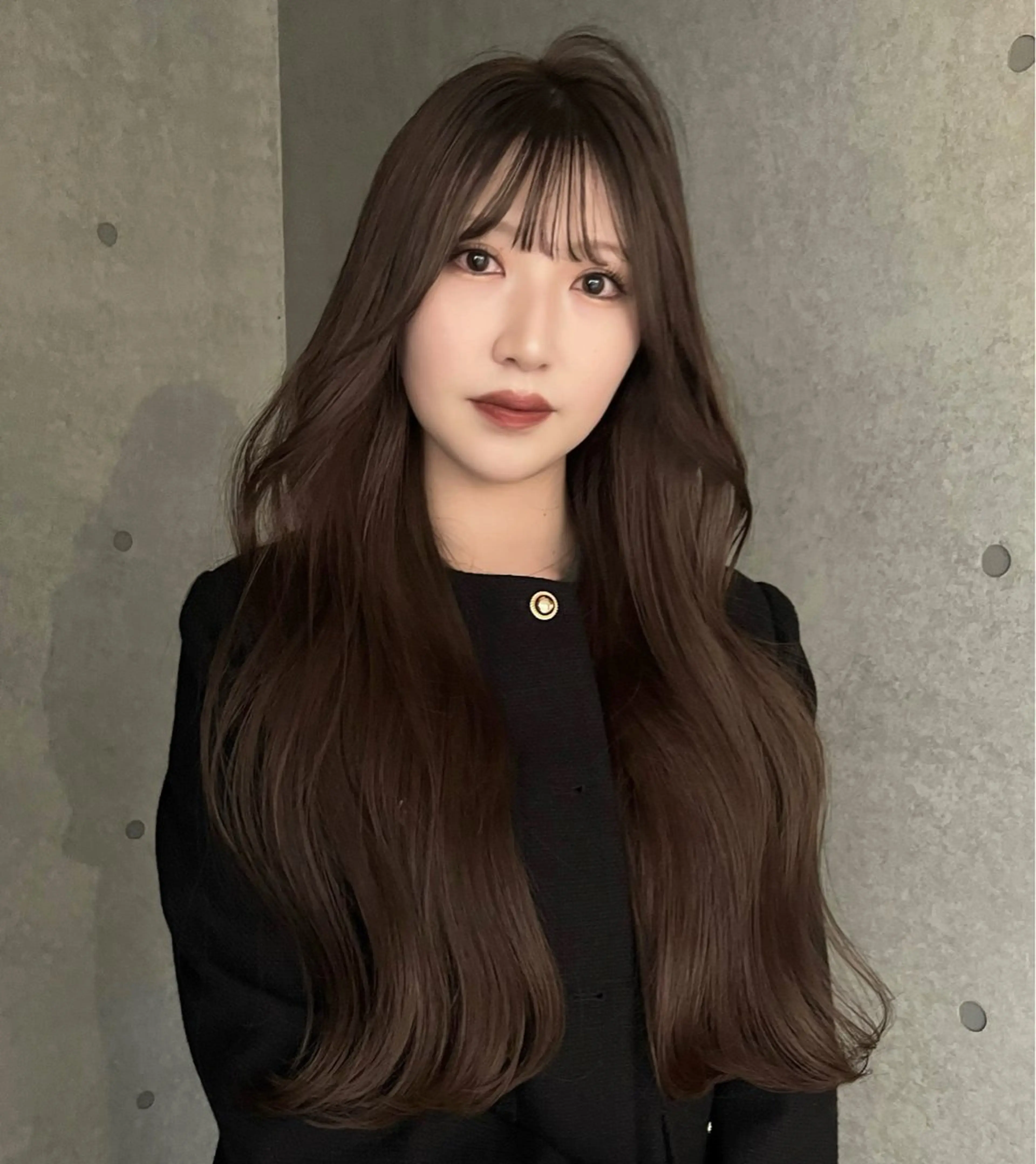 ロング カラー くびれヘア 阿部 瑠斗のヘアスタイル