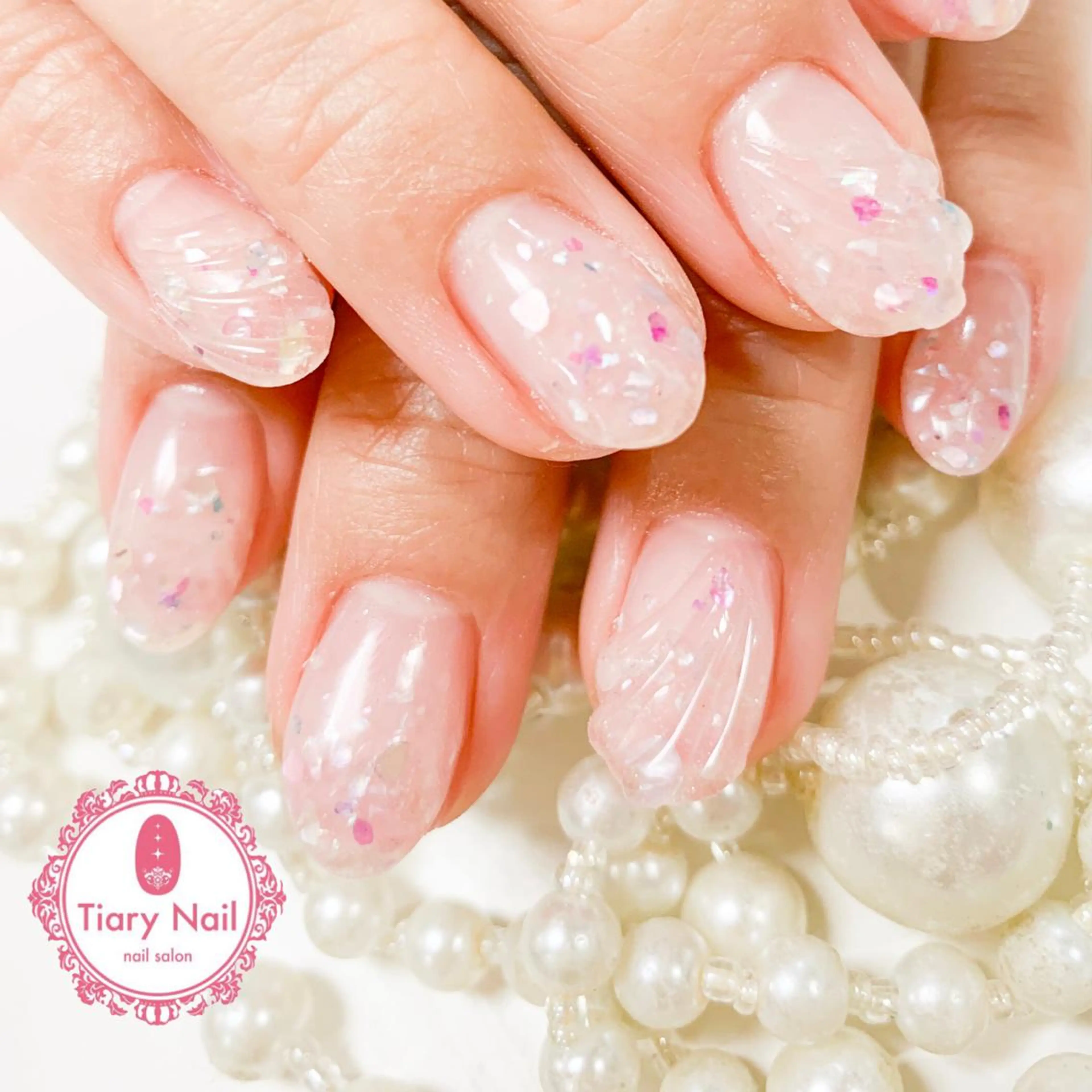 ネイル 💗🪽Tiary Nail🪽💗のネイルデザイン