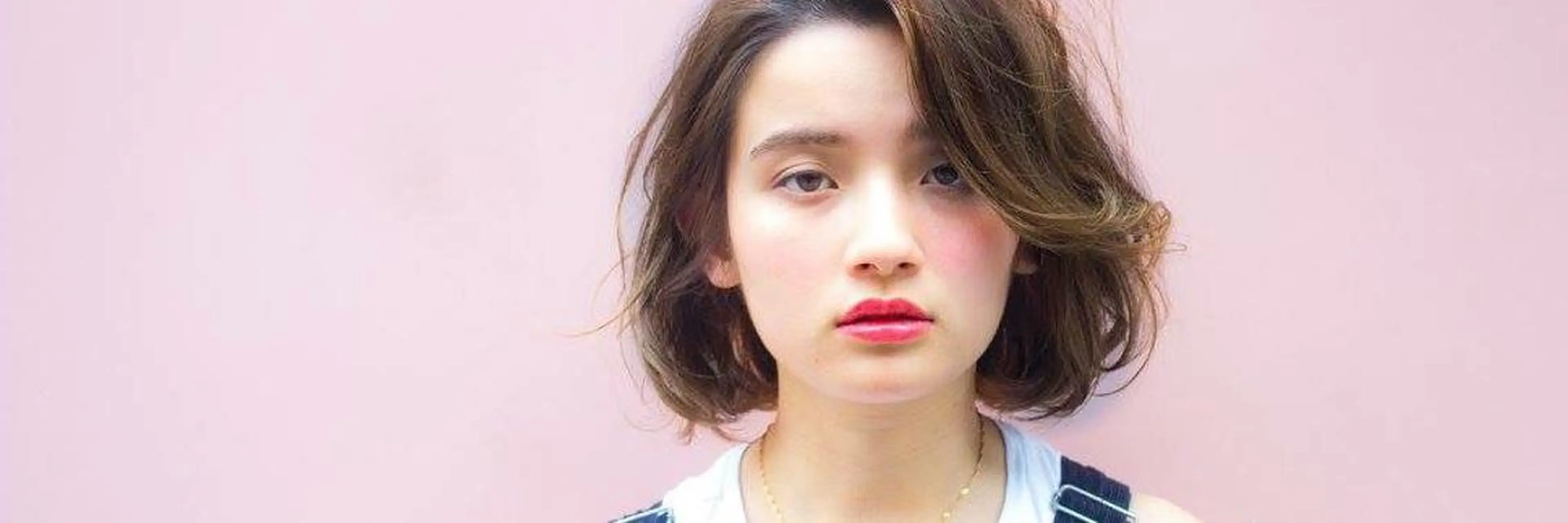 ミディアム セミロング カラー パーマ STAR所属・内藤 達也のヘアスタイル