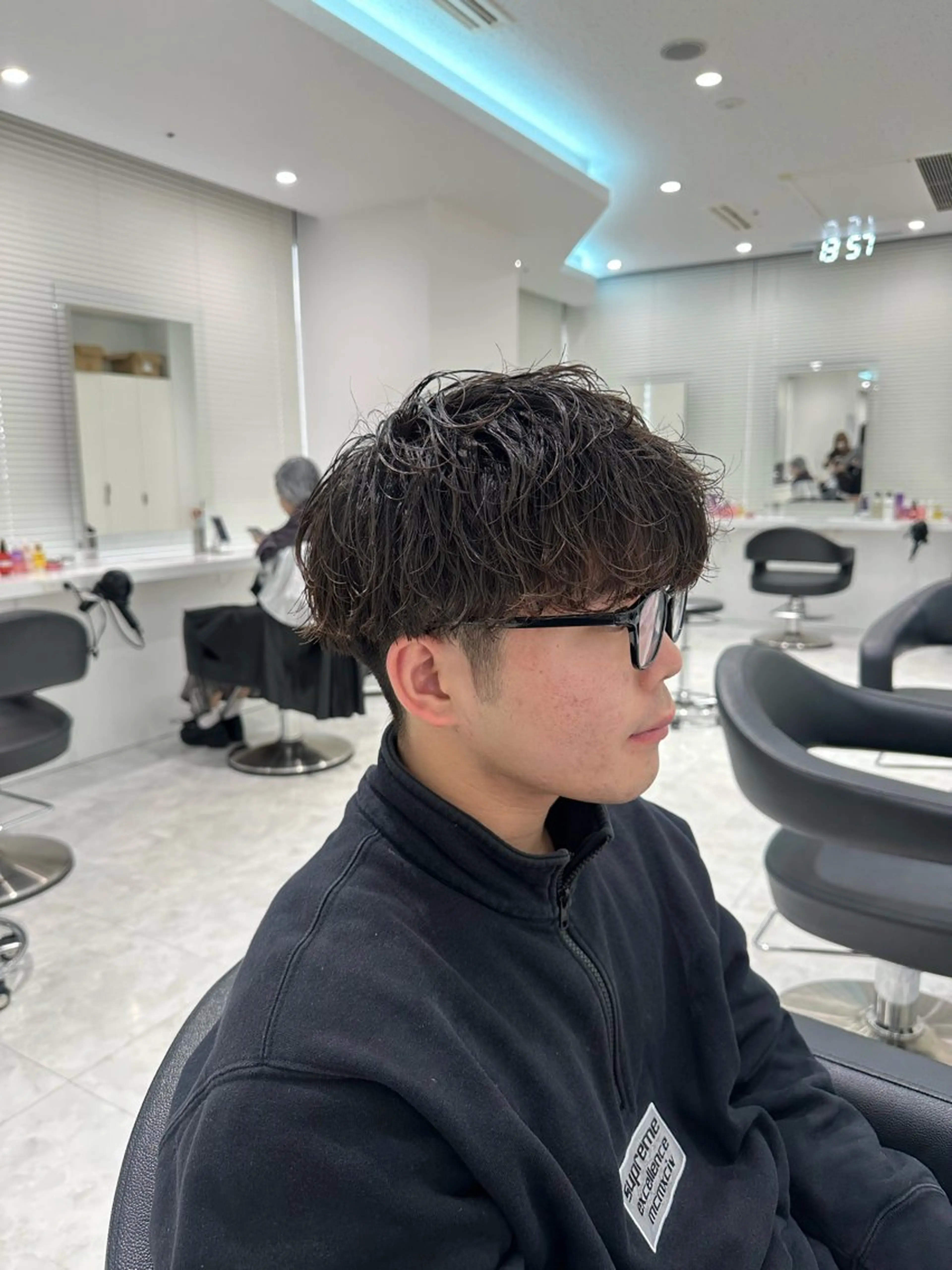 パーマ メンズ カット パーマ 🐺韓国風メンズ特化 あさひ🐺のヘアスタイル