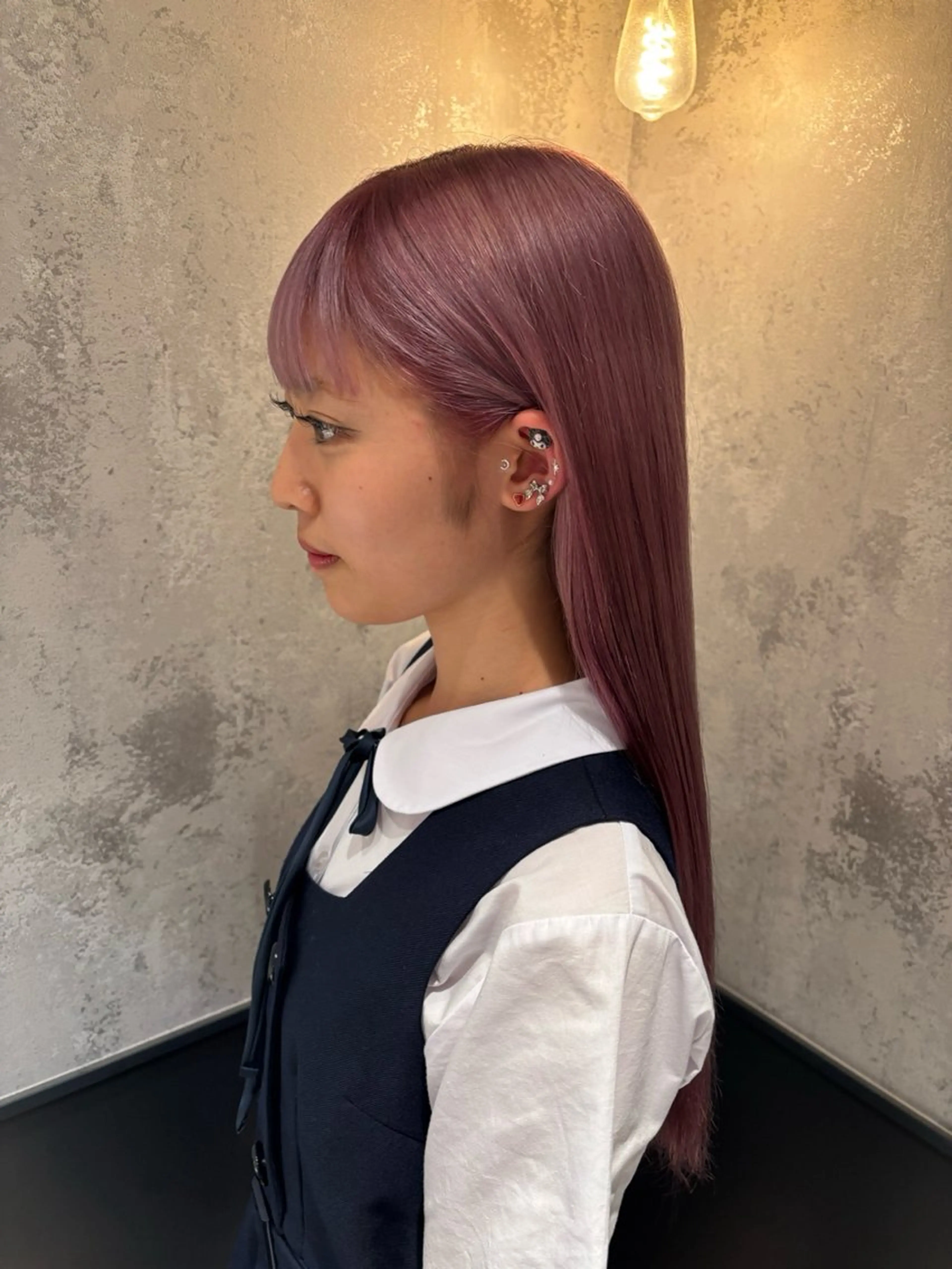 OPEN記念⋆*「ケアブリーチリタッチ＋全頭カラー＋髪質改善トリートメント」の写真