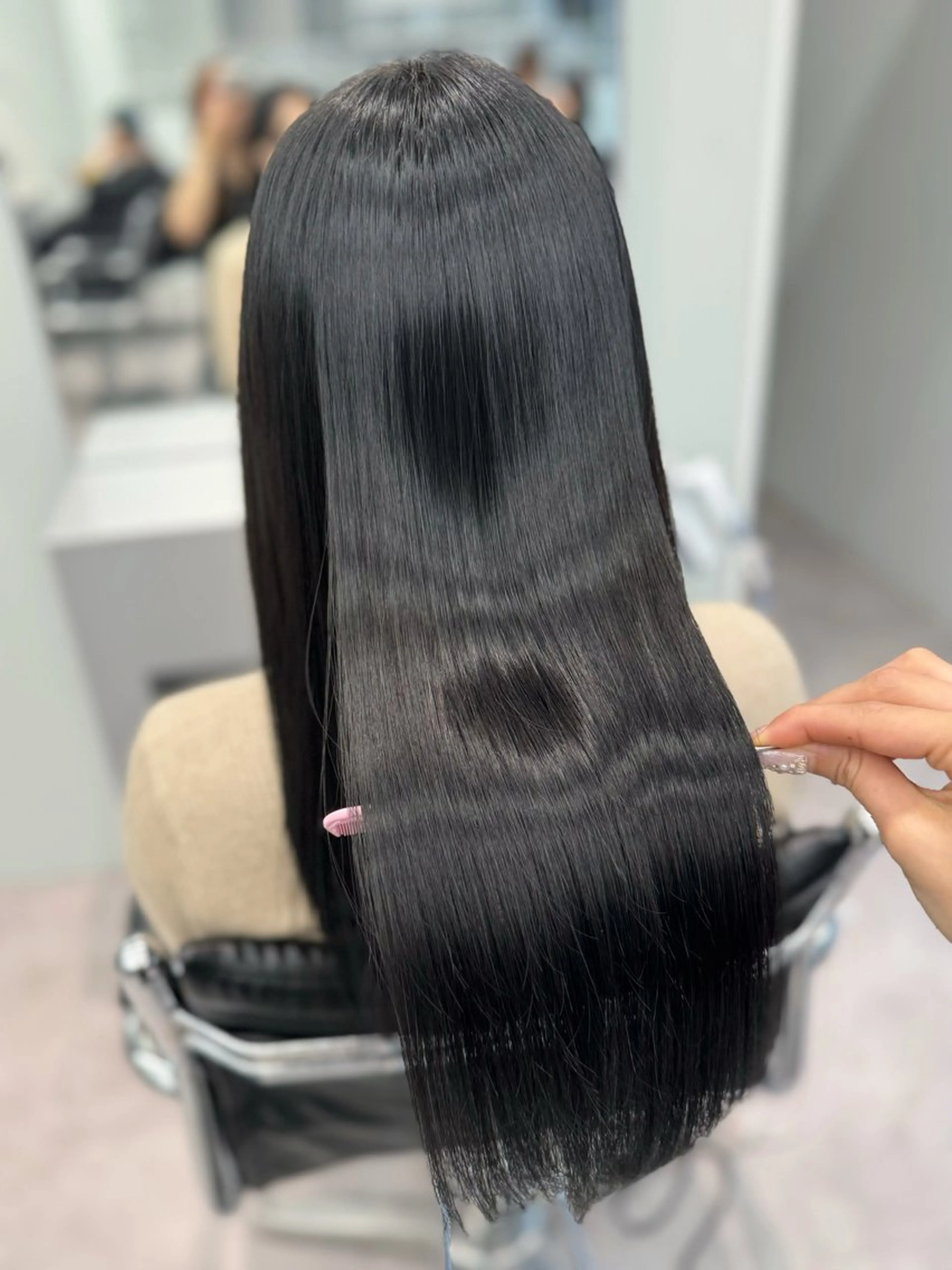 カラー 髪質改善 ヘアカラー 縮毛矯正 トリートメント Meena by urban.所属・艶カラー/髪質改善 /名駅/KONOKAのヘアスタイル