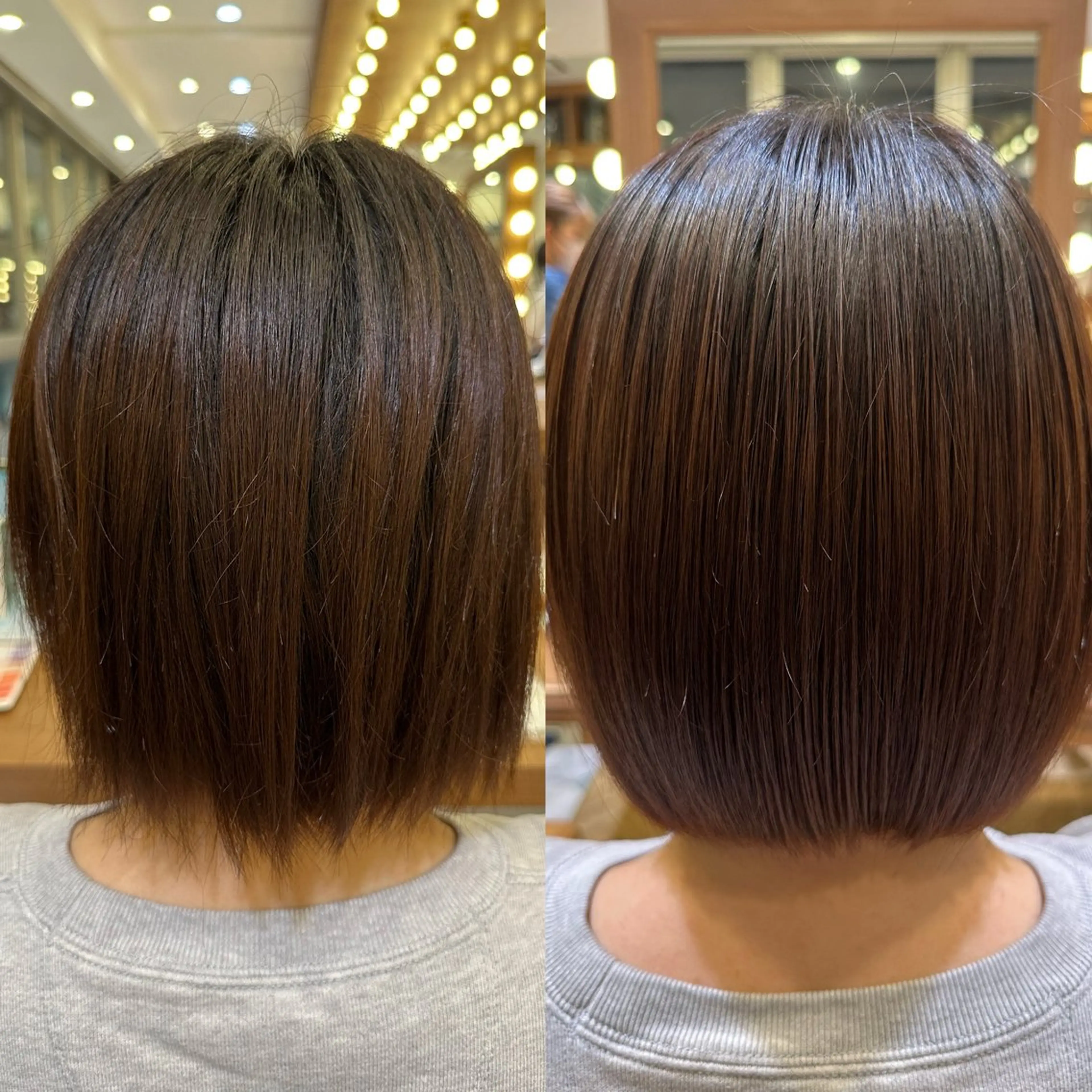 ミディアム 髪質改善 縮毛矯正 カット 縮毛矯正 トリートメント taiga レイヤー /髪質改善/矯正🌈のヘアスタイル