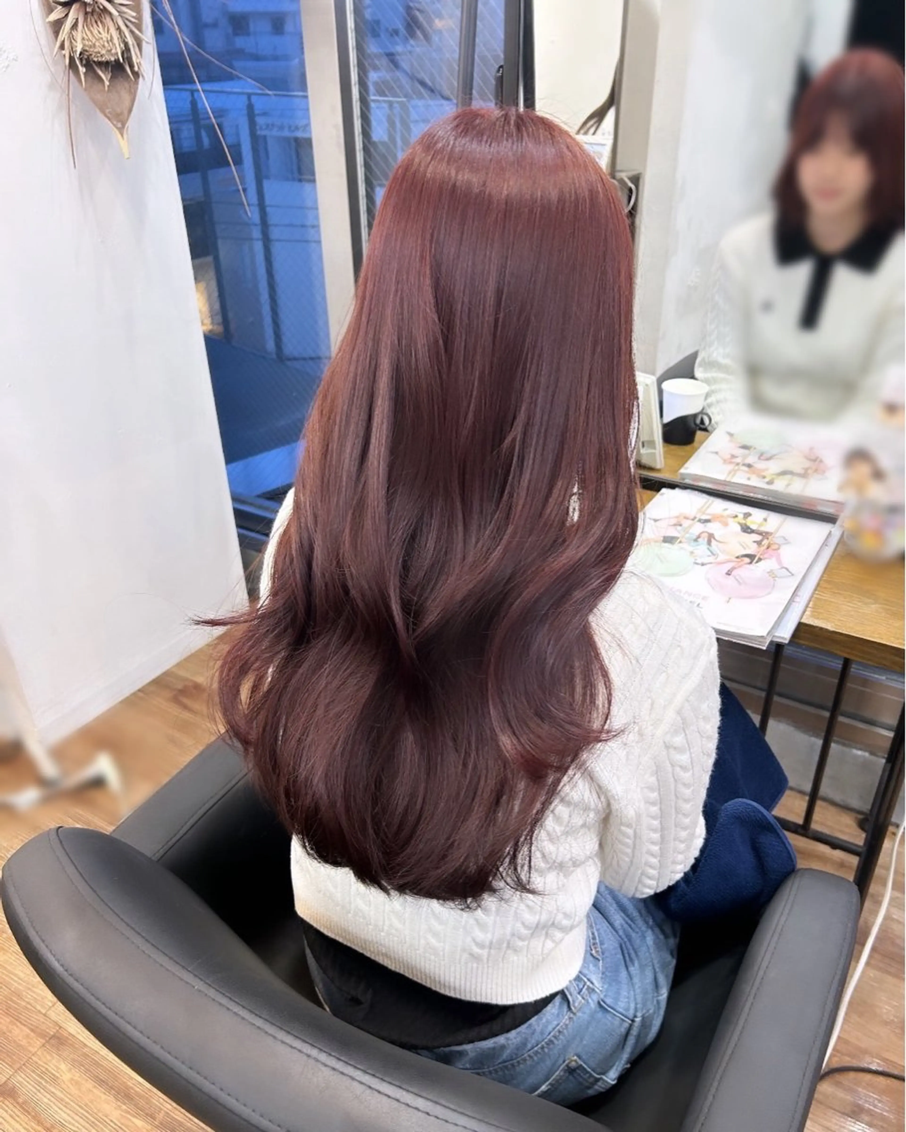 ロング カラー ベージュカラー 黒髪 ブリーチ ブラウンカラー ダブルカラー ヘアカラー トリートメント Sana / 韓国ヘア / カラーのヘアスタイル