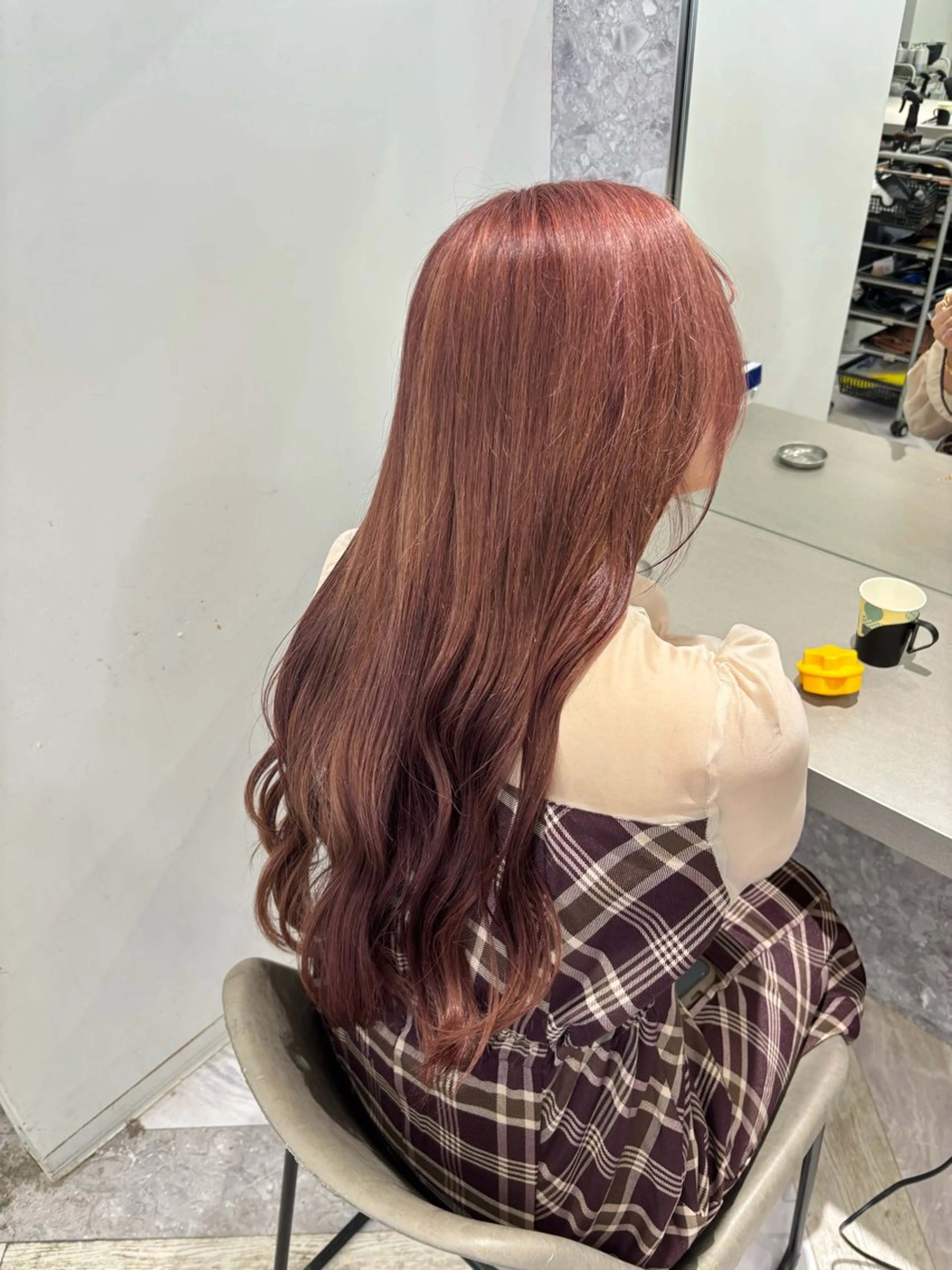 ロング カラー ヘアカラー トリートメント パーマ&ブリーチ /飯牟田/GEAR.のヘアスタイル