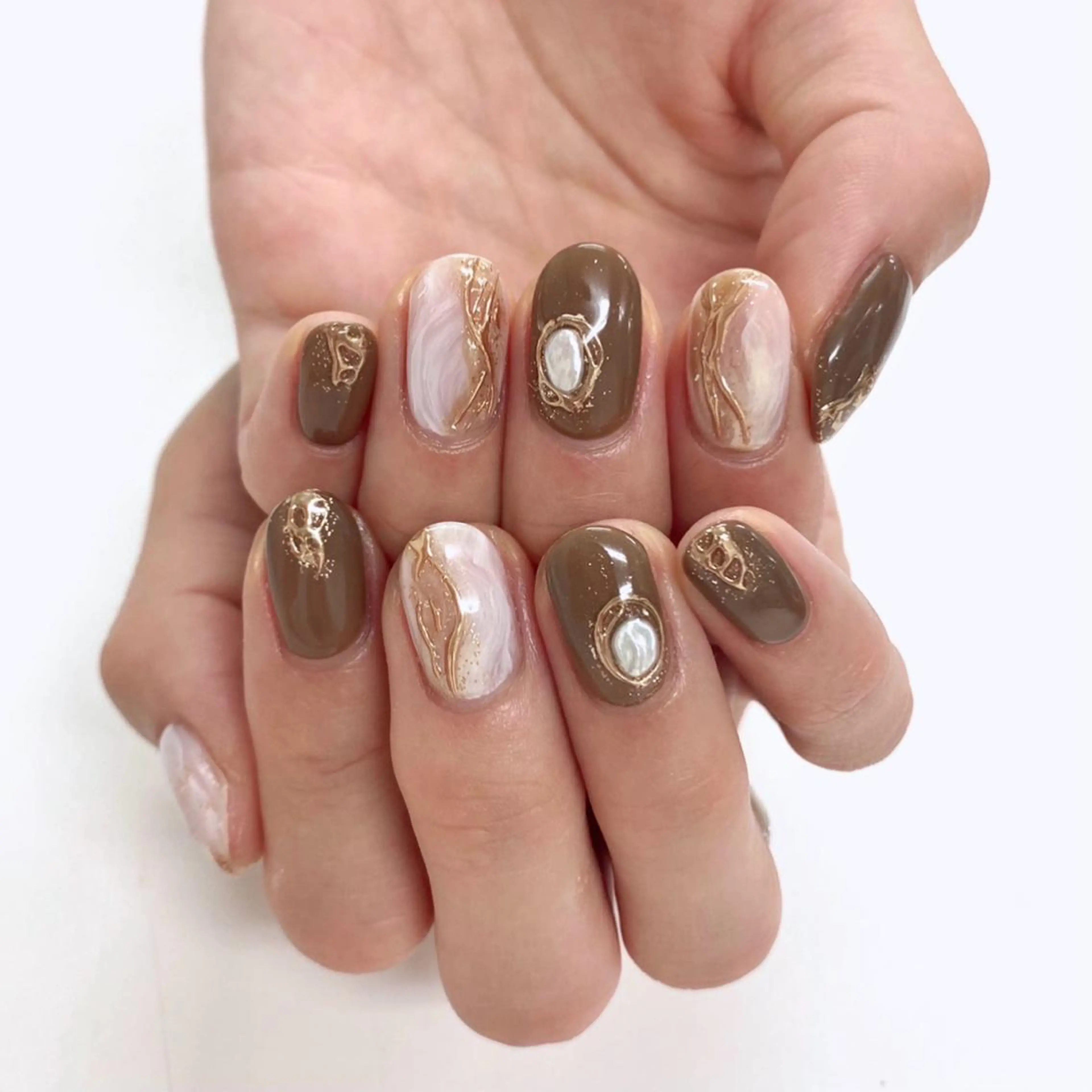 【ハンドオフあり】お持込みデザインネイル♪の写真