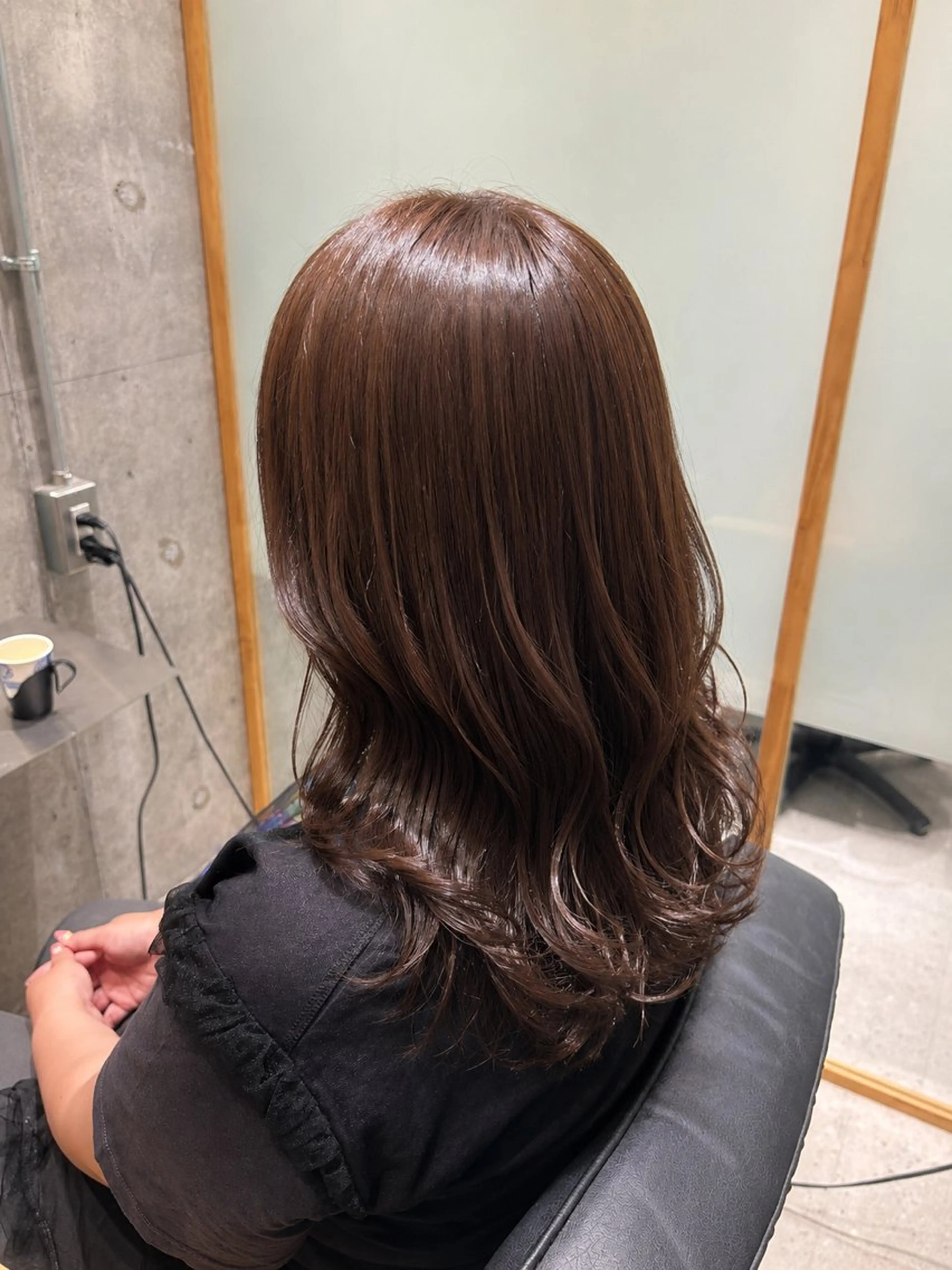 カラー ケアカラー ヘアカラー Cocoro 艶カラー🎀のヘアスタイル