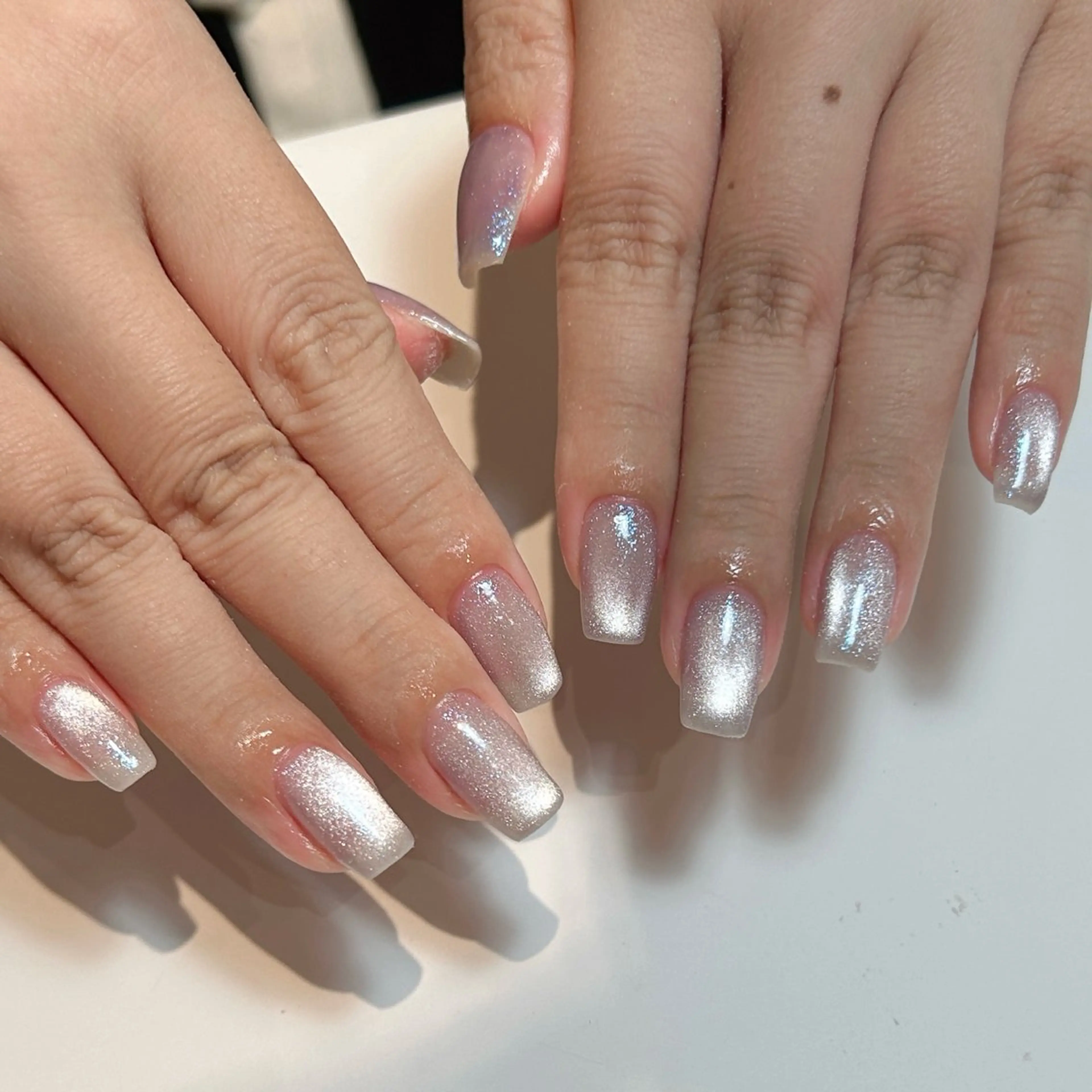 ネイル マグネットネイル マグネットワンカラー ワンカラーネイル sayuri ໒꒱のネイルデザイン