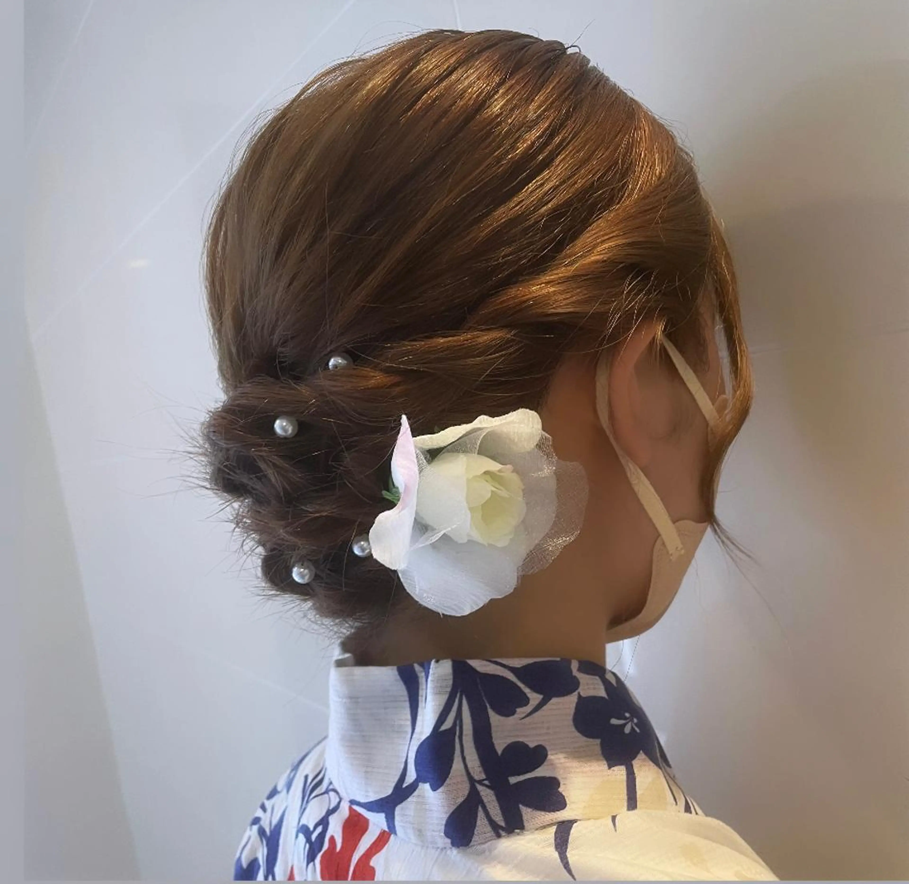 ミディアム ヘアアレンジ T Ayaのヘアスタイル