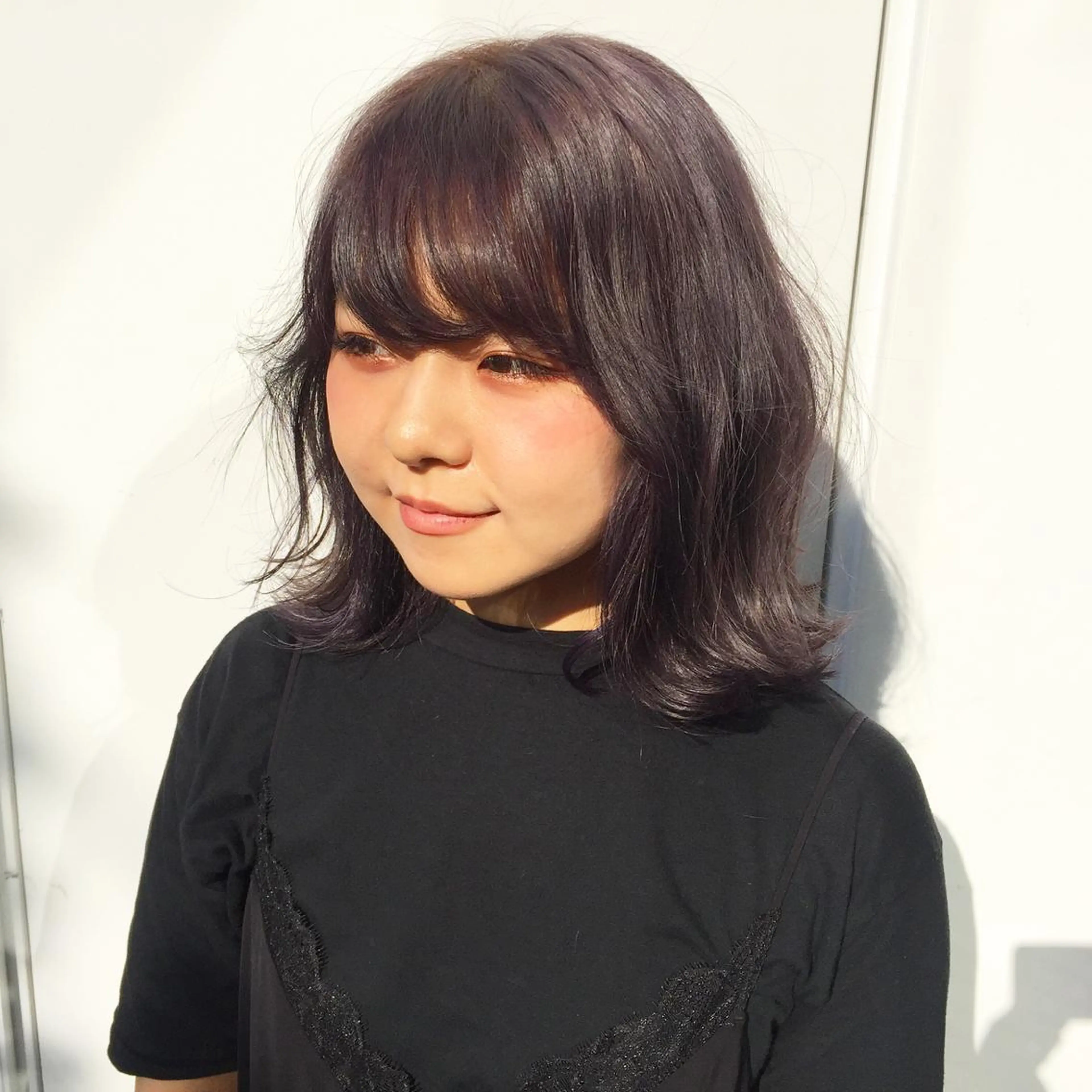 ミディアム カラー アッシュ ラベンダーカラー ラベンダーアッシュ 武田 久司のヘアスタイル