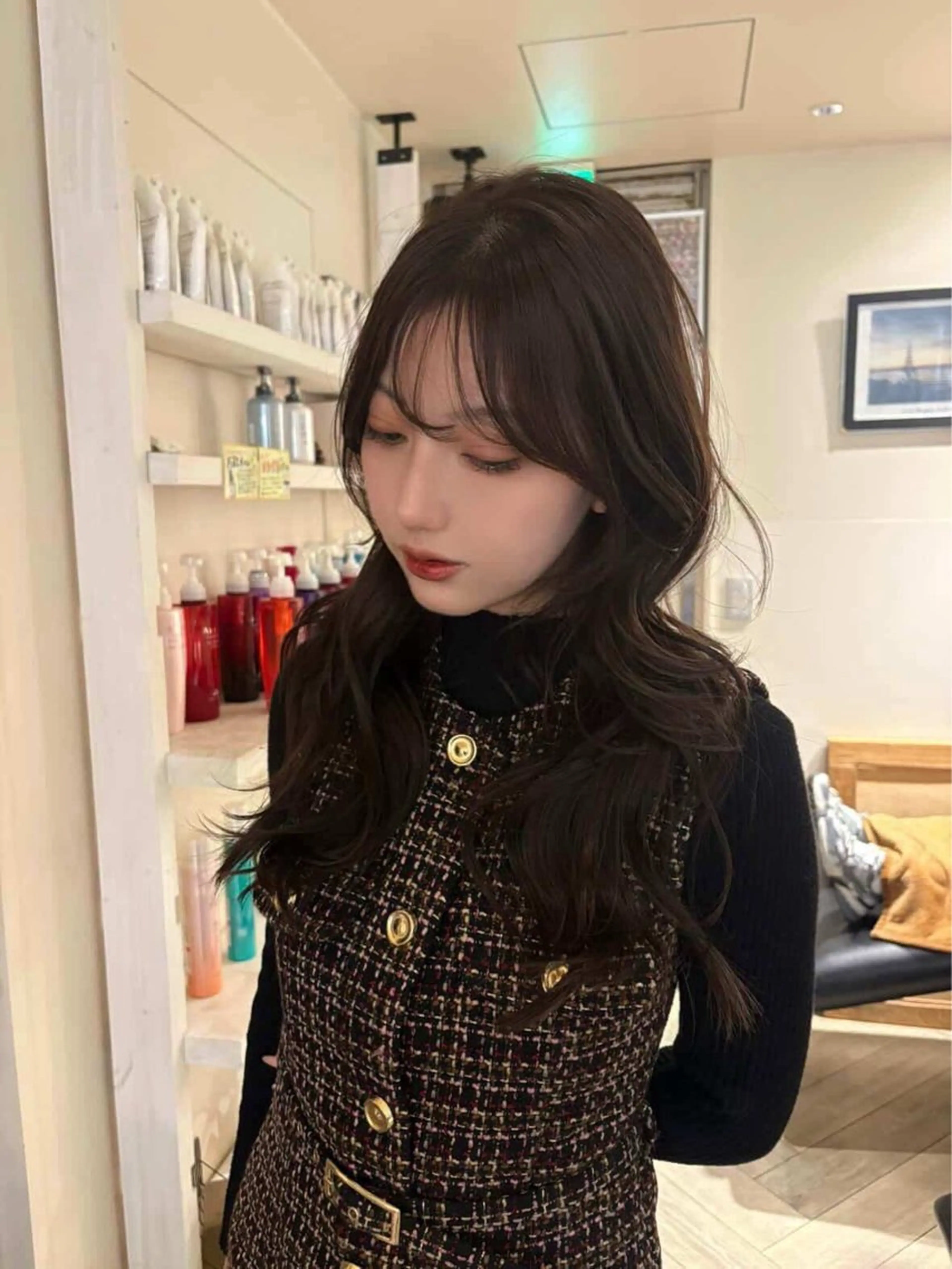 ロング ヘアカラー 透明感カラー 🧚‍♂️さえのヘアスタイル