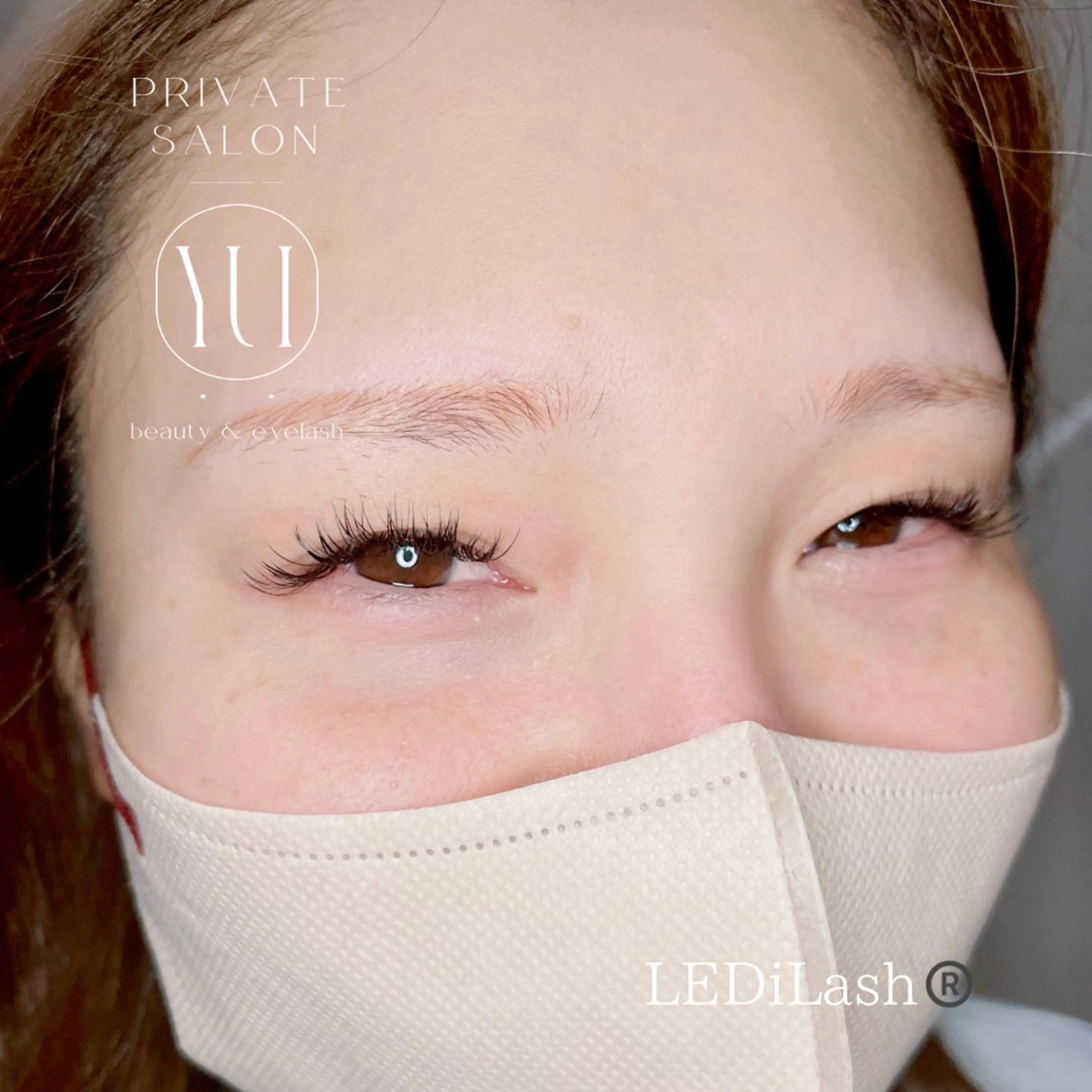 マツエク・マツパ マツエク 1ヶ月後も半分残る 高持続LEDエクステのマツエク・マツパデザイン