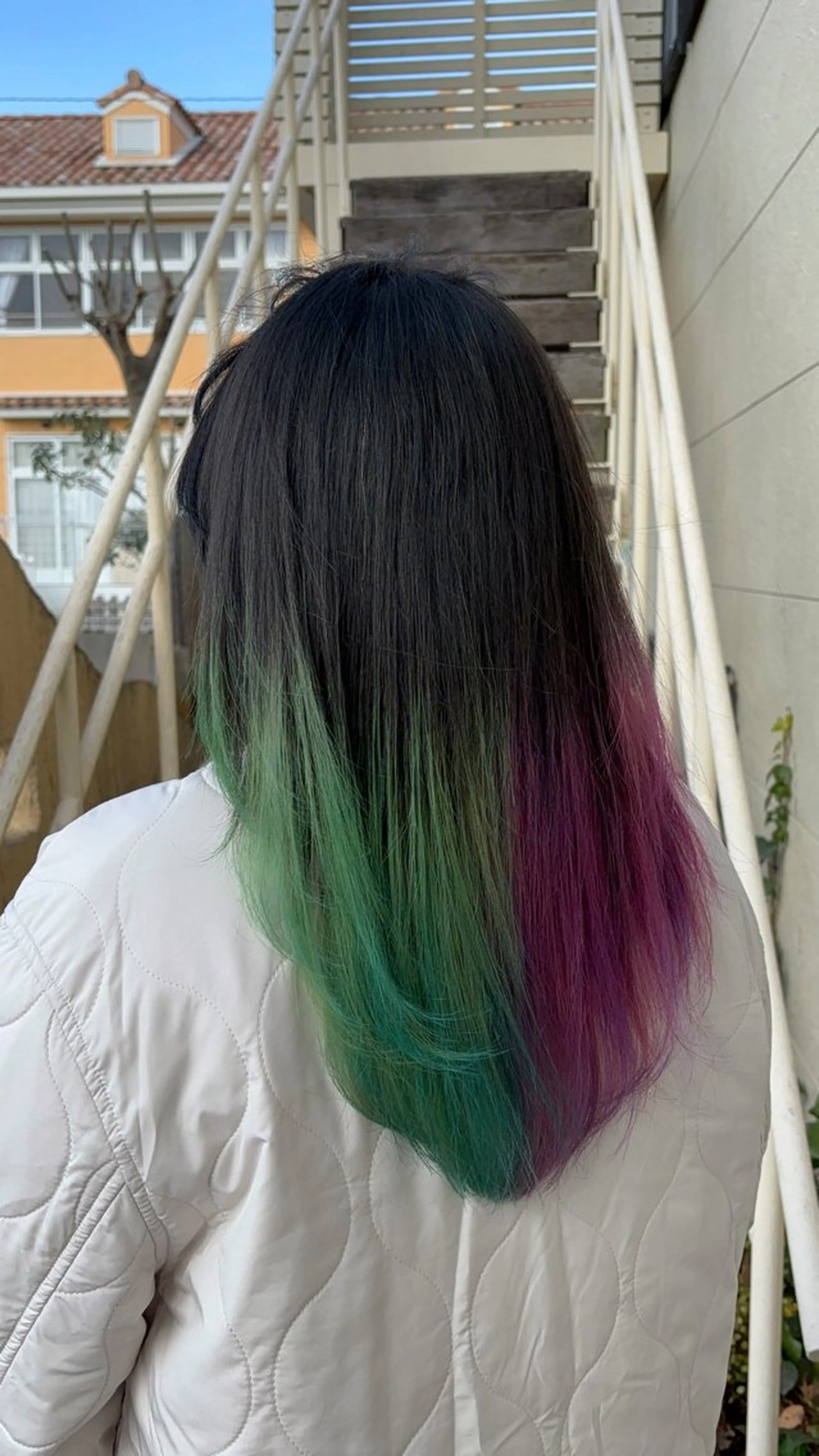 ロング カラー ヘアカラー ルプラボウ／艶カラー ／髪質改善／アサミのヘアスタイル