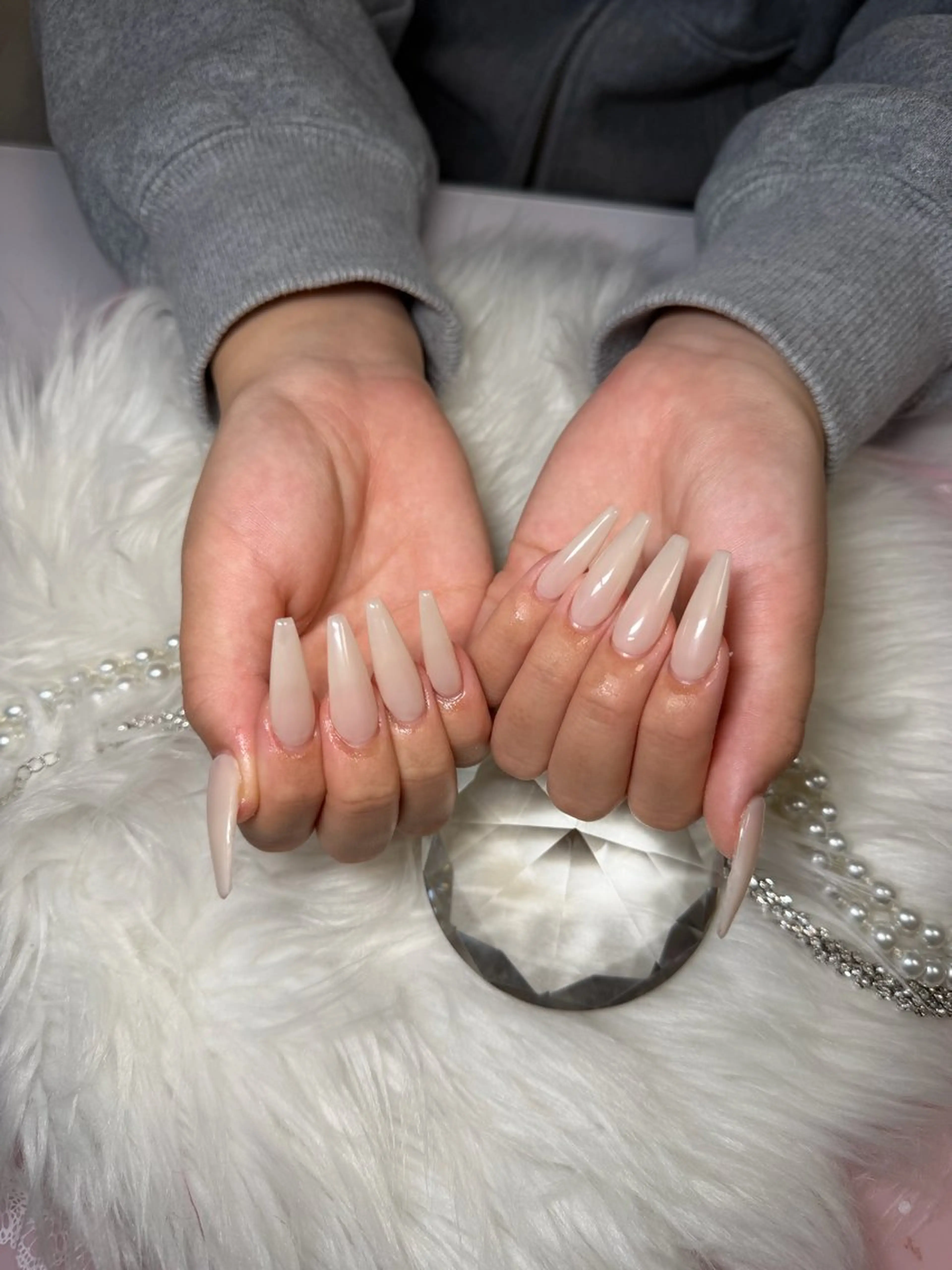 ネイル ワンカラーネイル シンプルネイル ハンドネイル nailsalon Refletのネイルデザイン