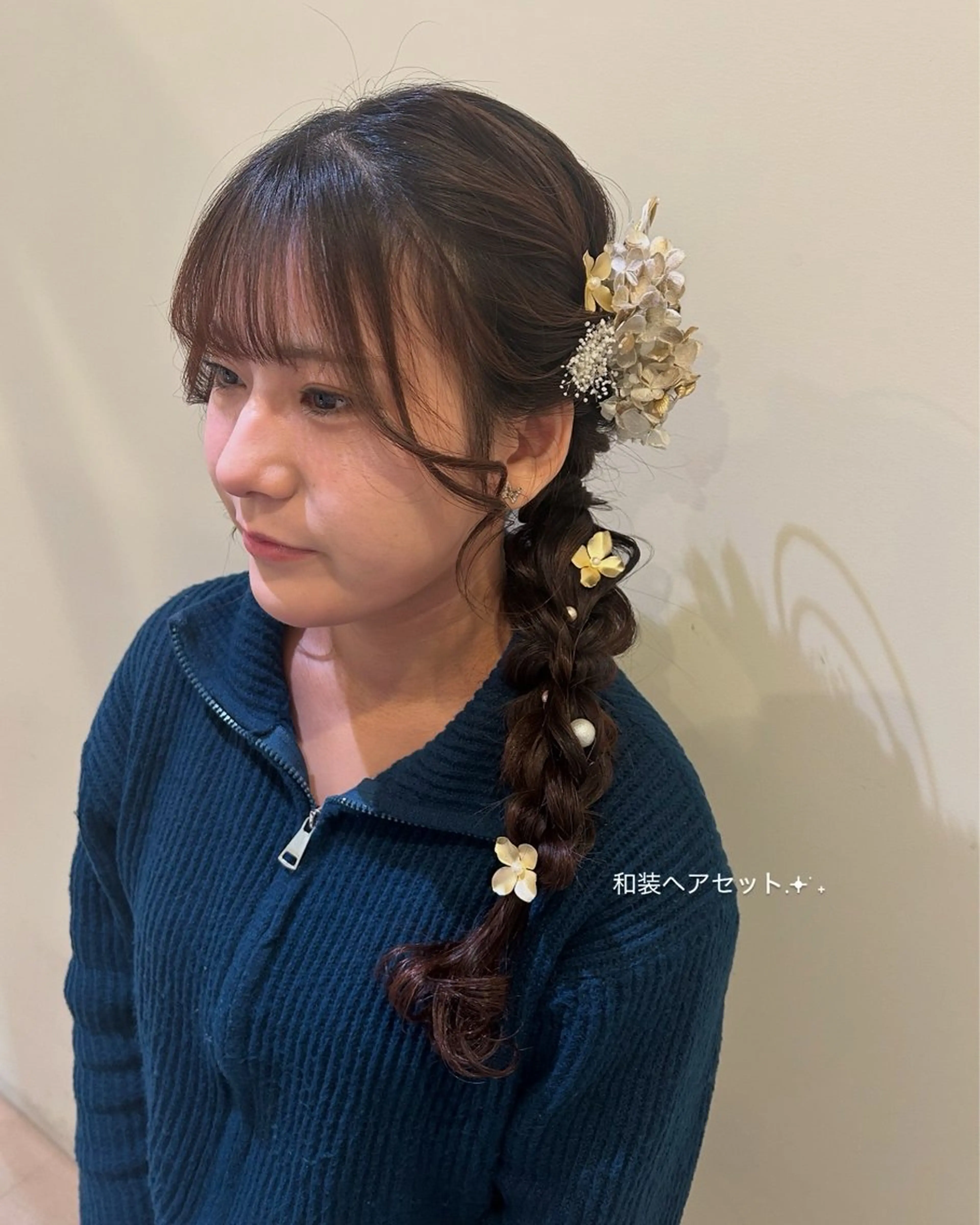 ロング ヘアアレンジ 成人式 ヘアセット ボウ🪞ヘアセット /マツパ/眉毛のマツエク・マツパデザイン