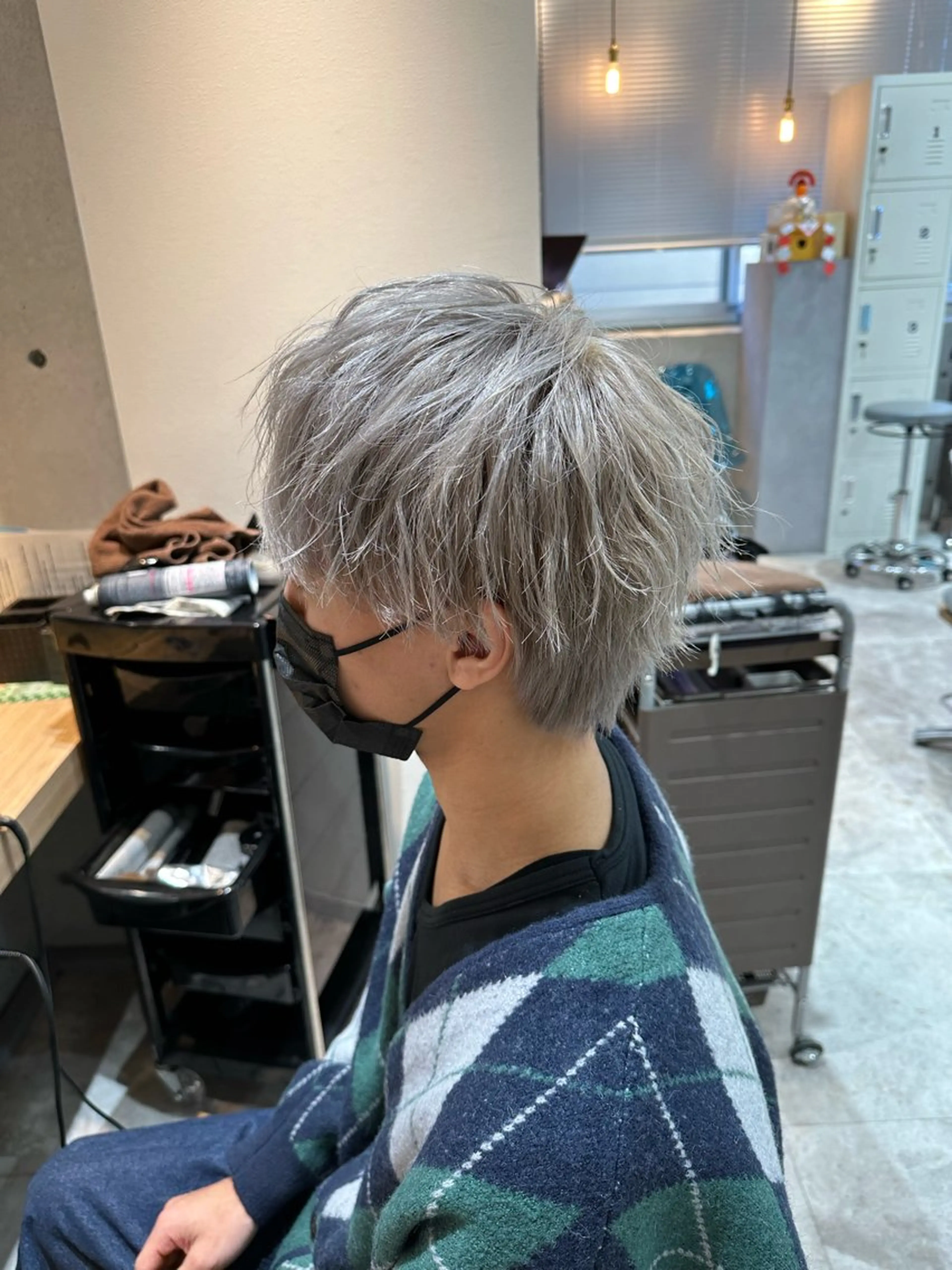 カラー メンズ カット ヘアカラー トリートメント 💎メンズカット ／フェザー／細野💎のヘアスタイル