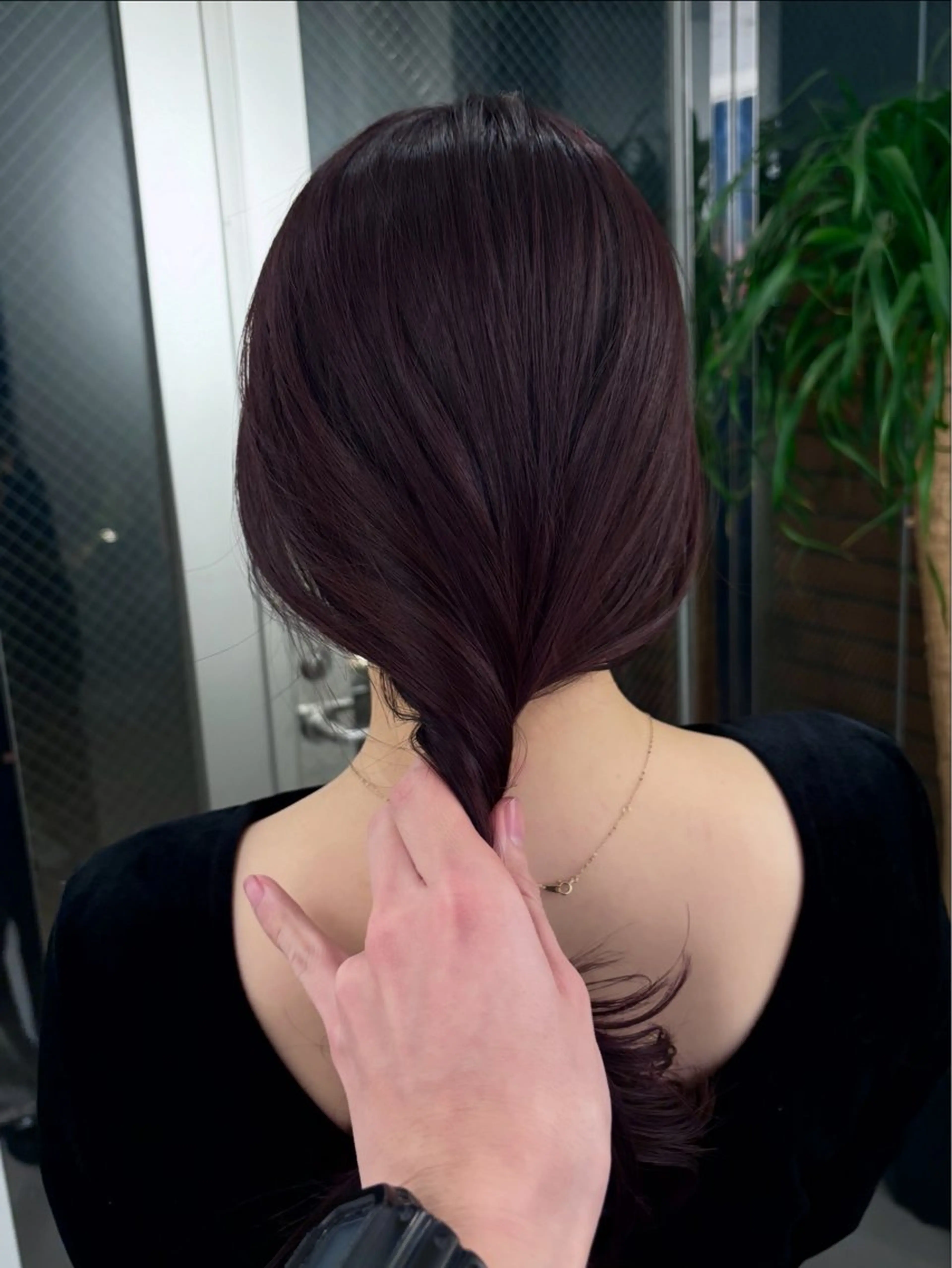 ロング カラー カット ヘアカラー トリートメント 村田 りょうやのヘアスタイル