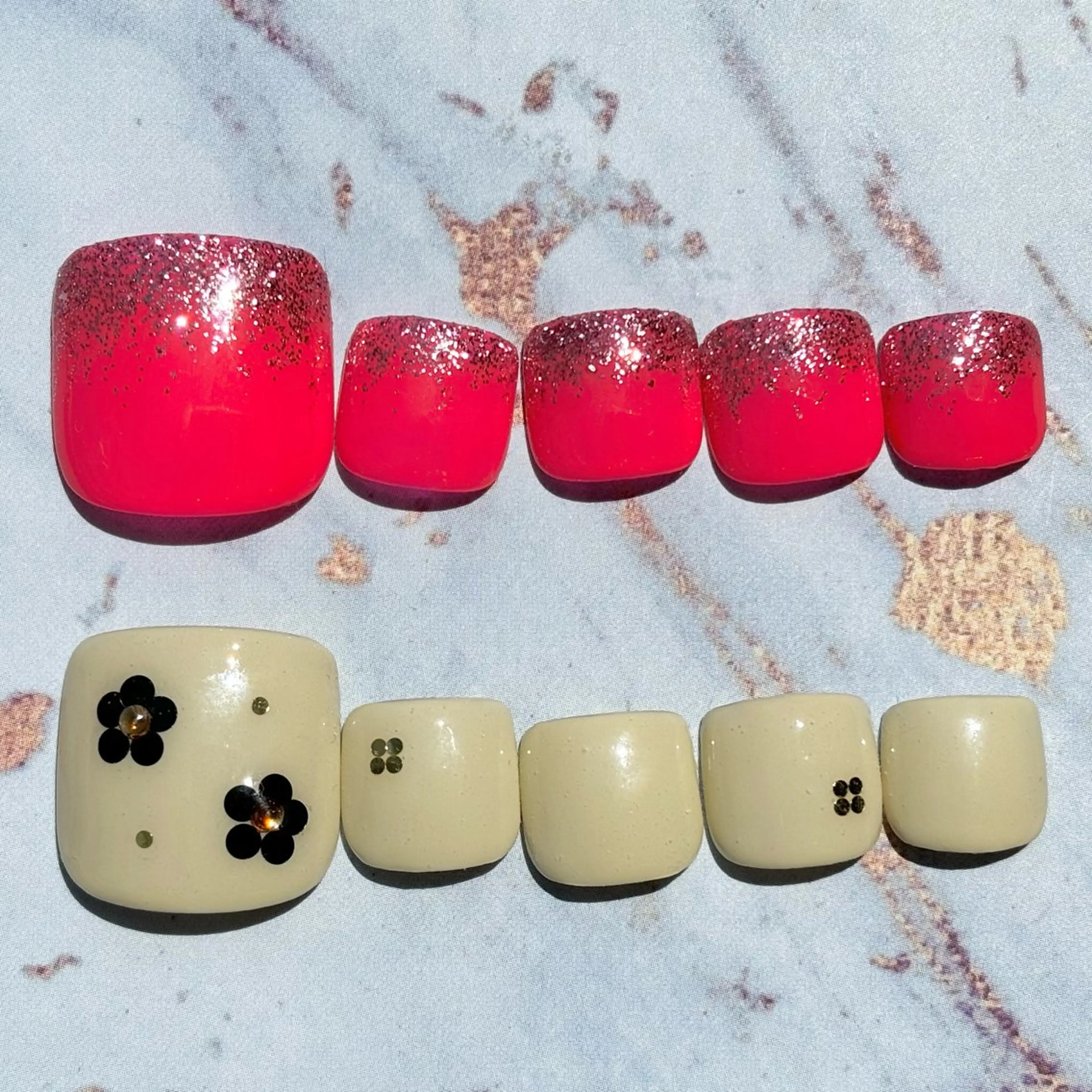 ネイル ピンク 6Roku  Hair所属・伊藤 貴恵のネイルデザイン