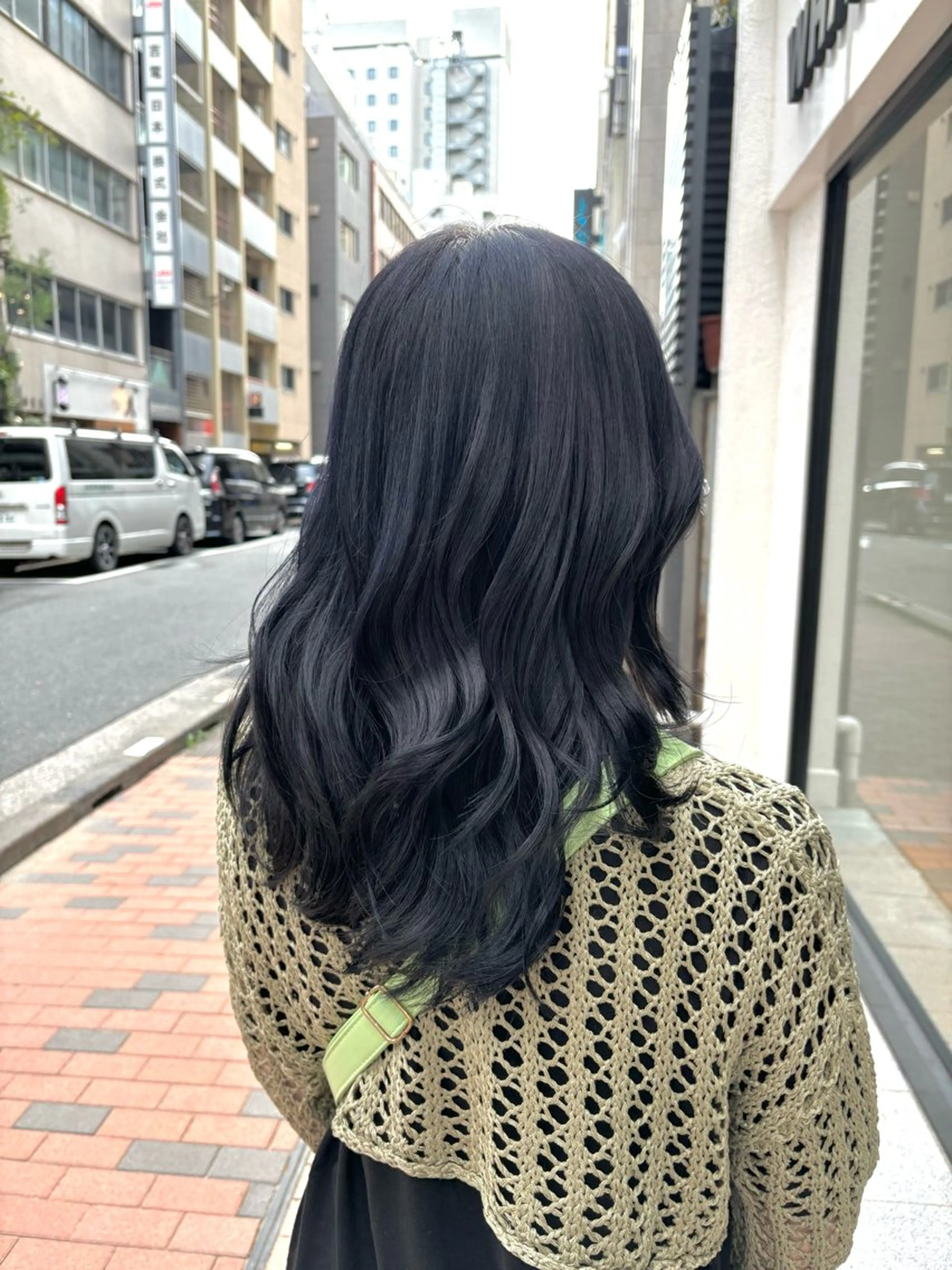 セミロング 🎀クロスパーマ／ ボブ🎀MOMONAのヘアスタイル